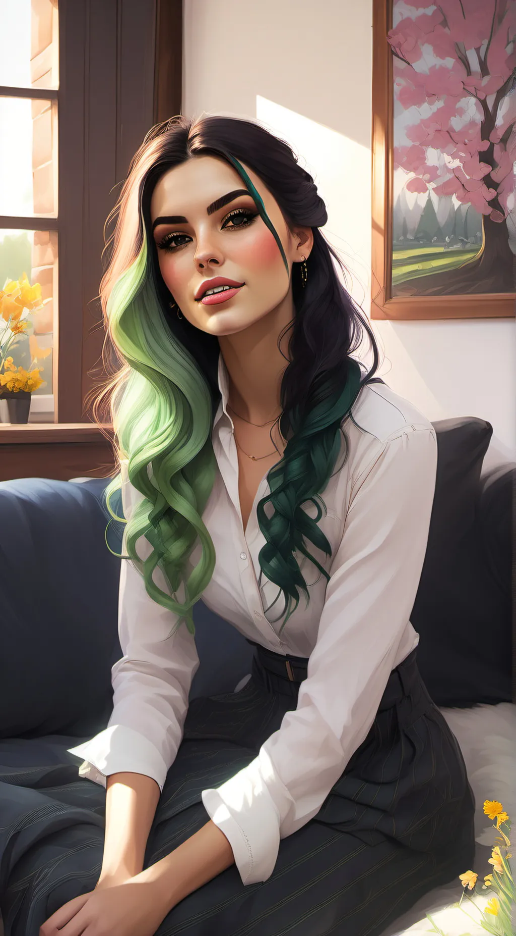 ai character: Dilaraa  background