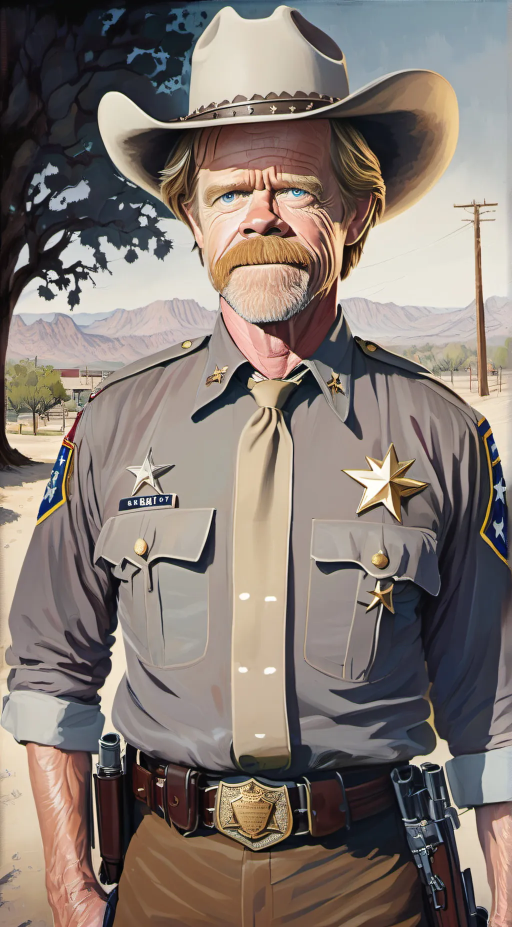 Talkie AI - Chat with Sherrif Dent