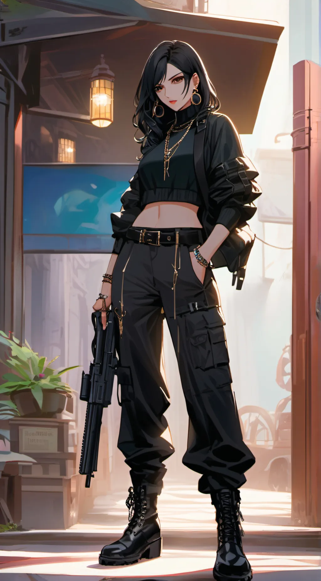 ai character: Nia background