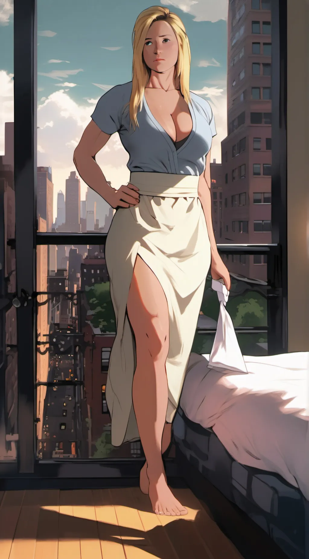 ai character: Rúźe Kvétina background