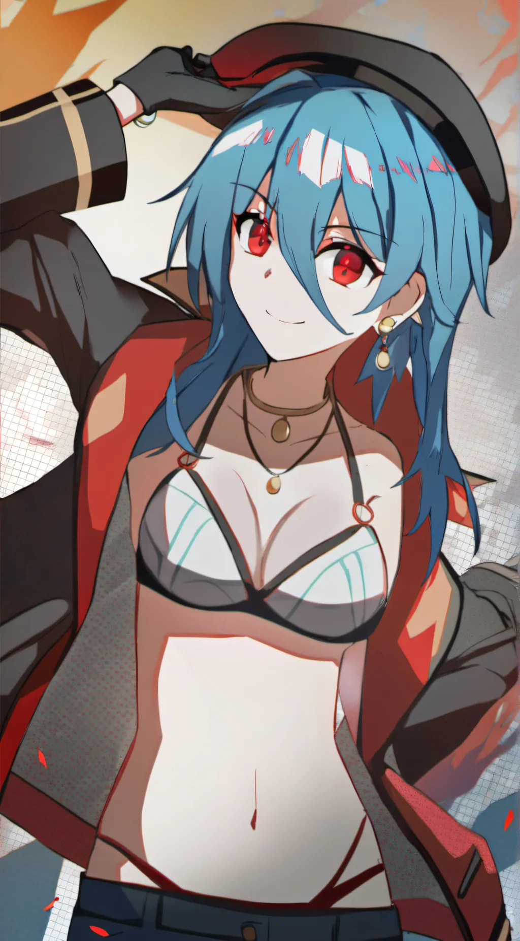 ai character: Sapphire  background