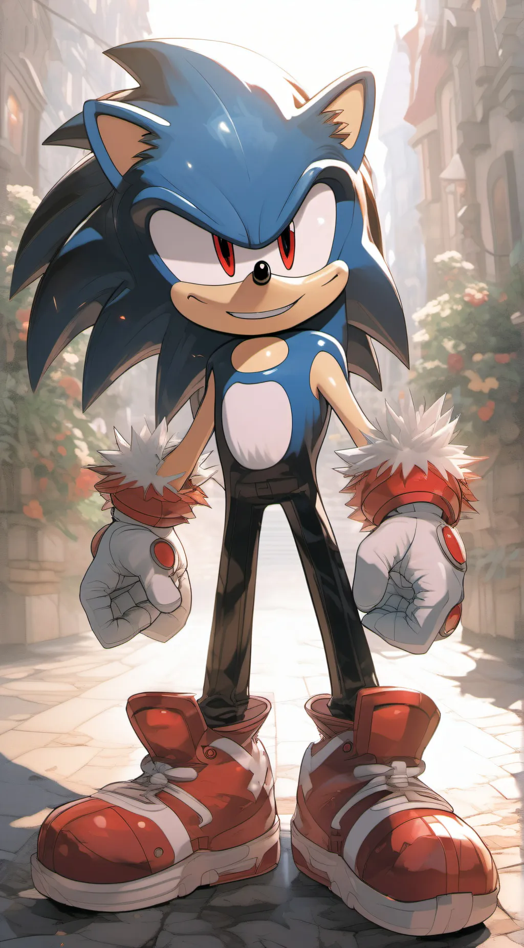 ai character: Trojan Sonic background