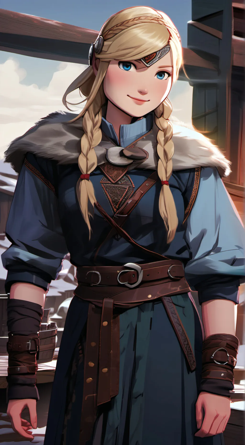 ai character: Astrid  background