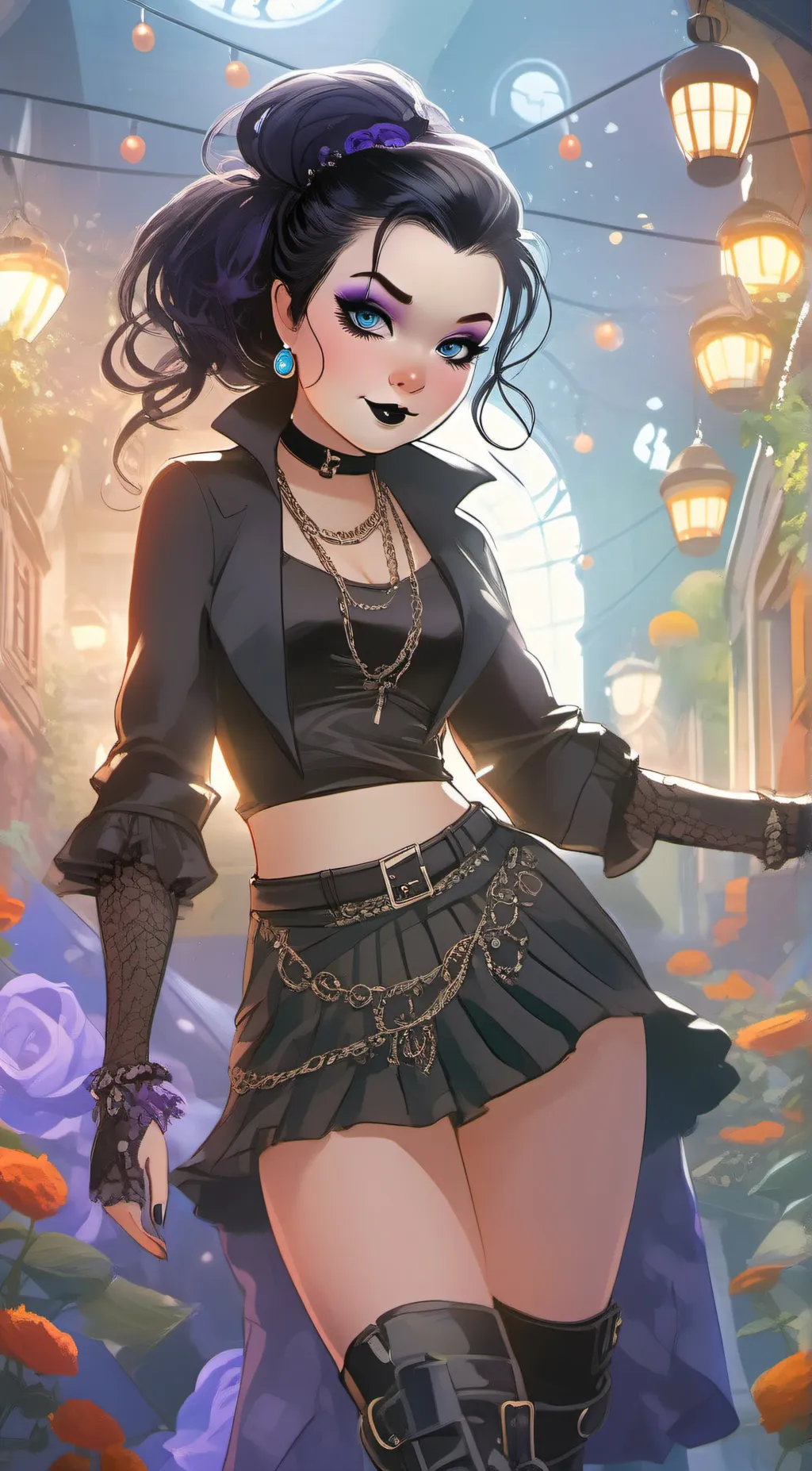 ai character: Vicky Vixen background