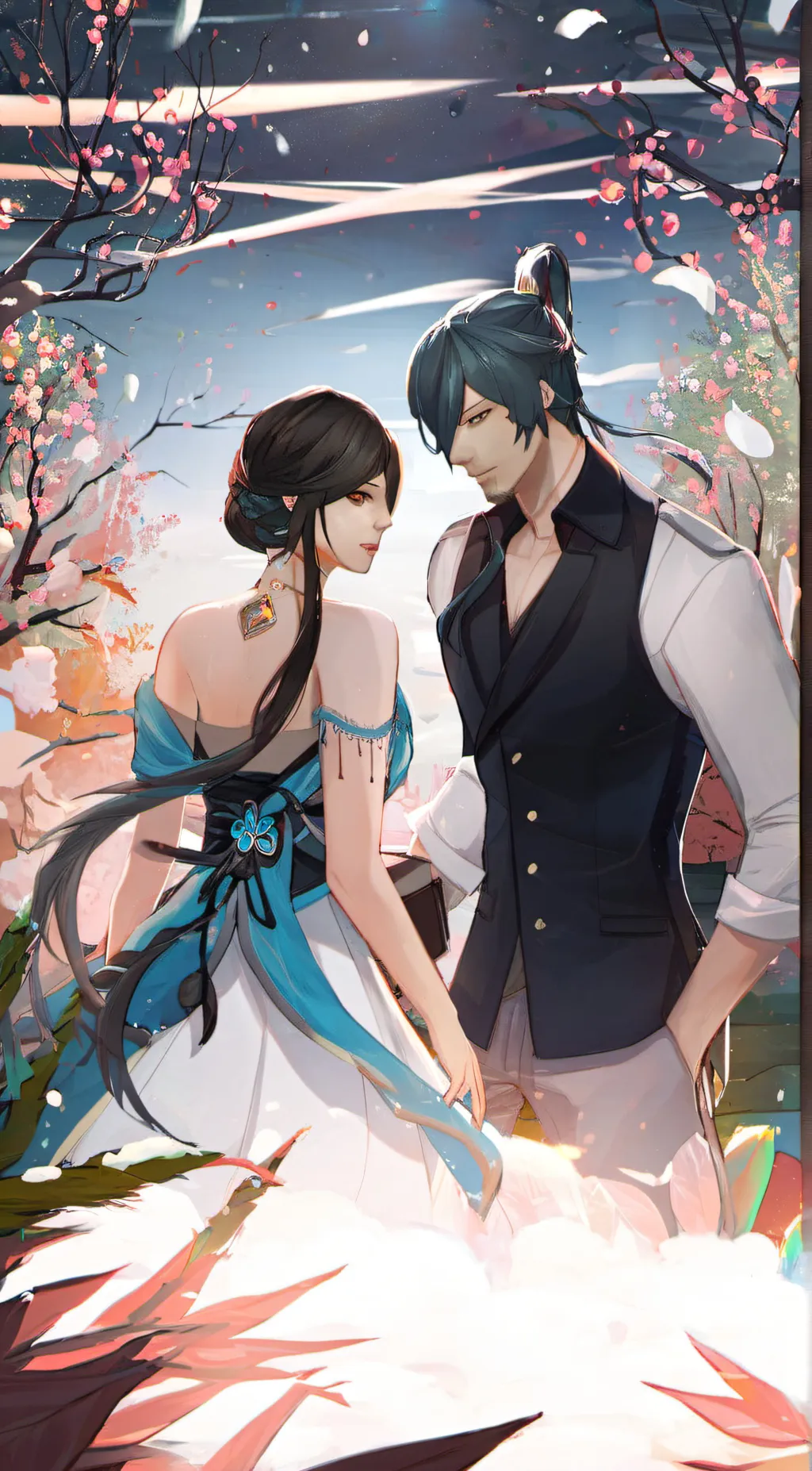 ai character: zuko and katara background