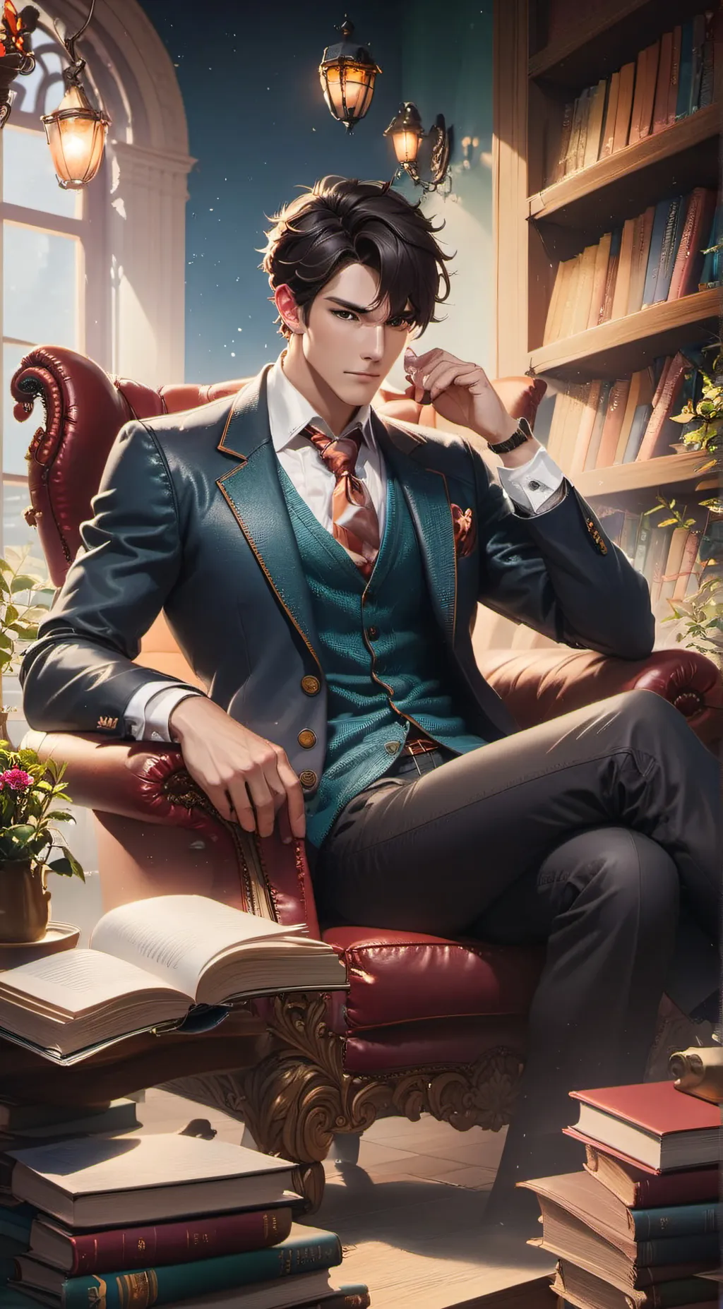 ai character: Darren background