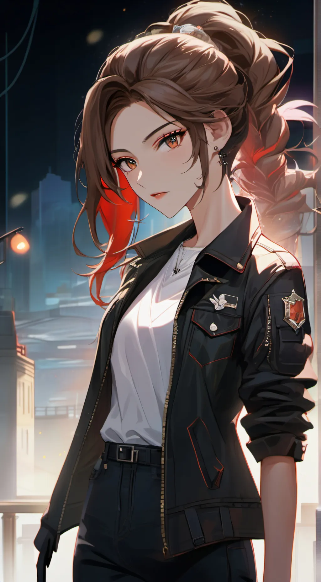 ai character: Audelia Harms  background