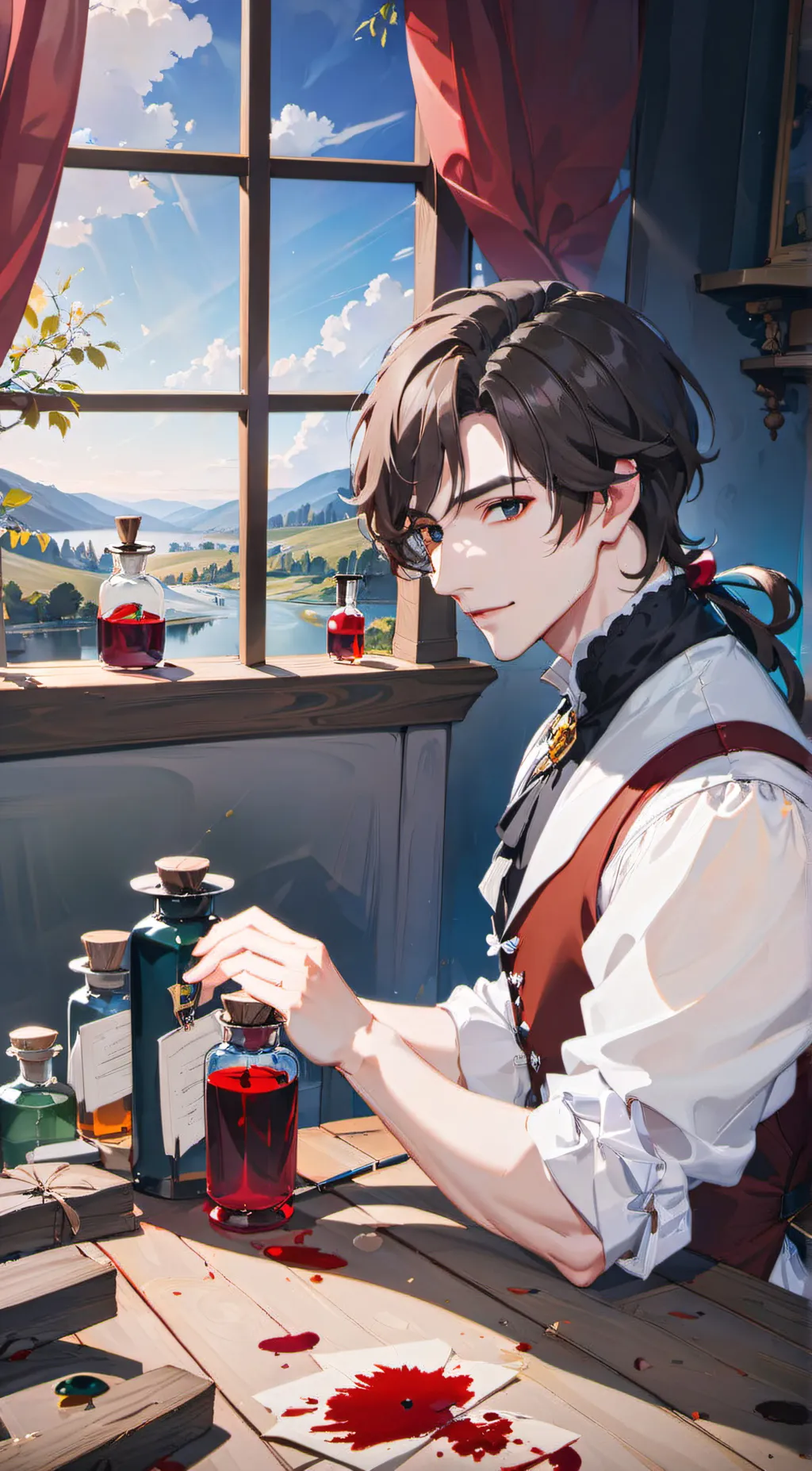 ai character: Raven background