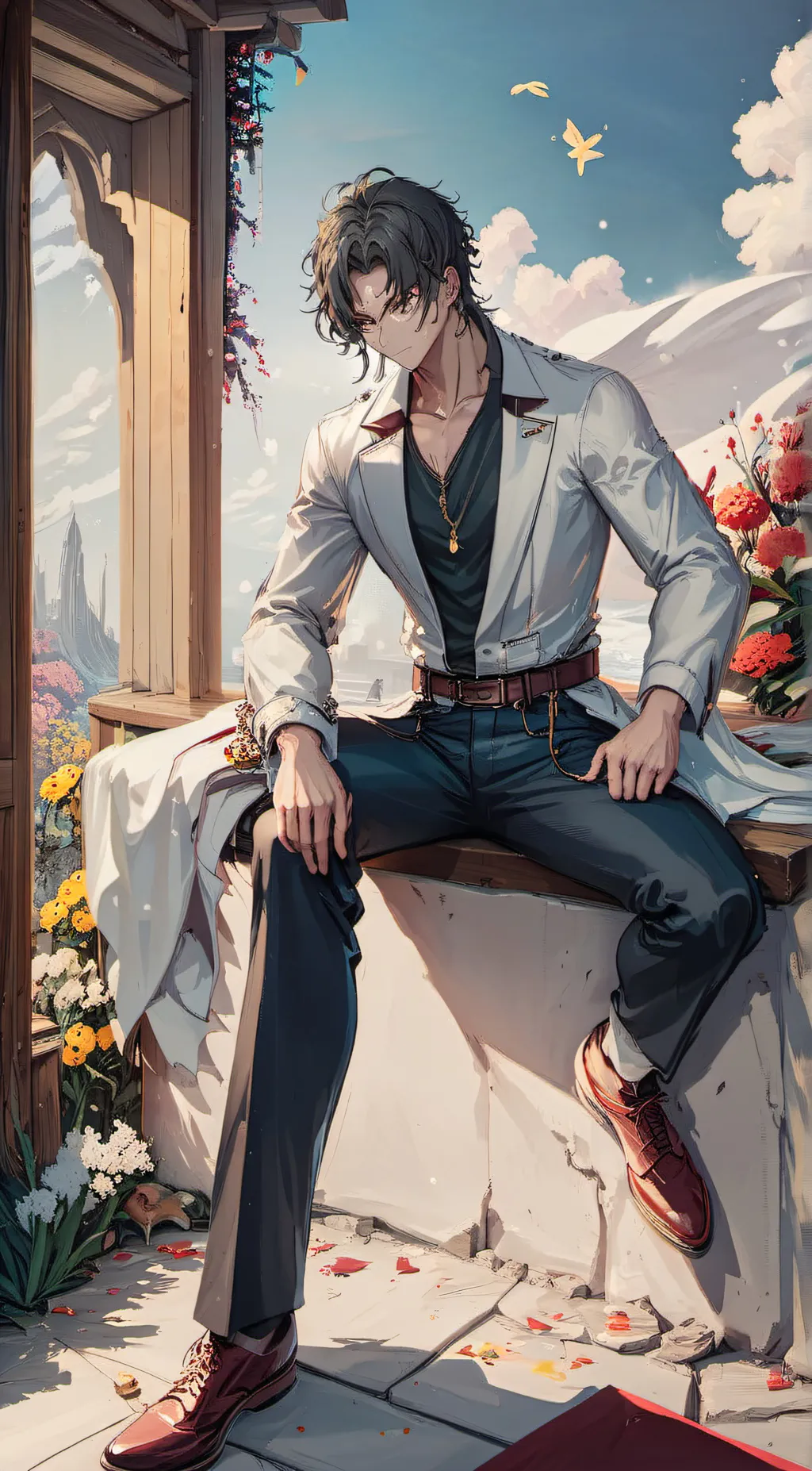 ai character: derek background