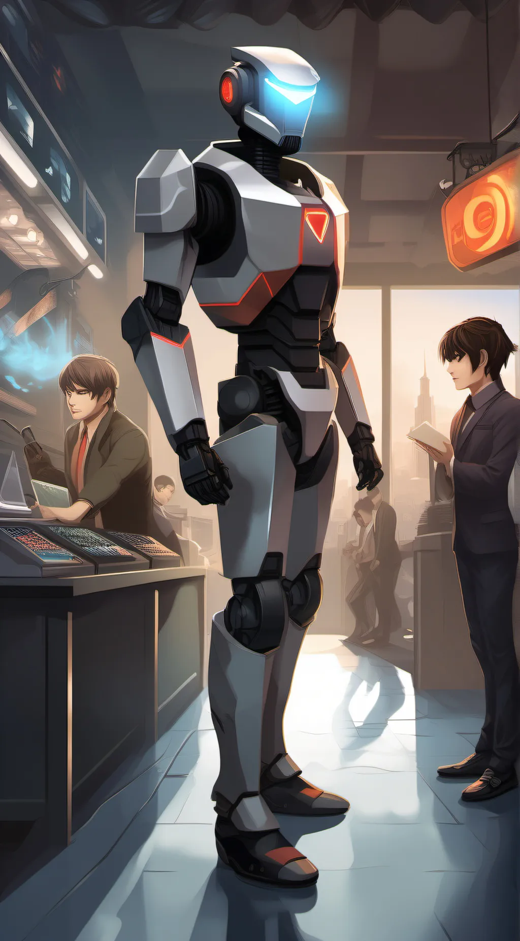 ai character: AI background