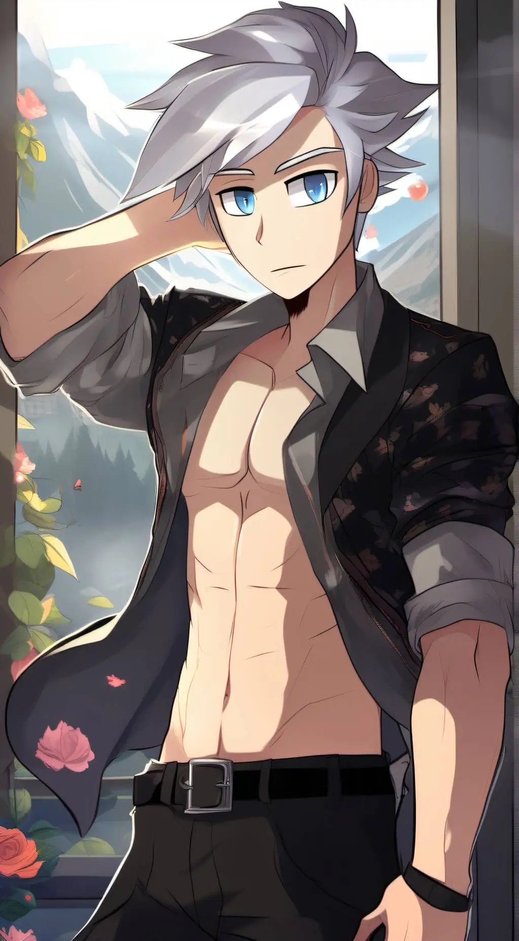 ai character: Mike:) background