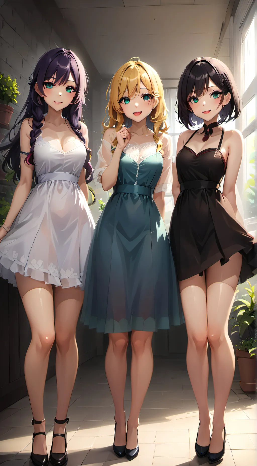 ai character: Princess selection background