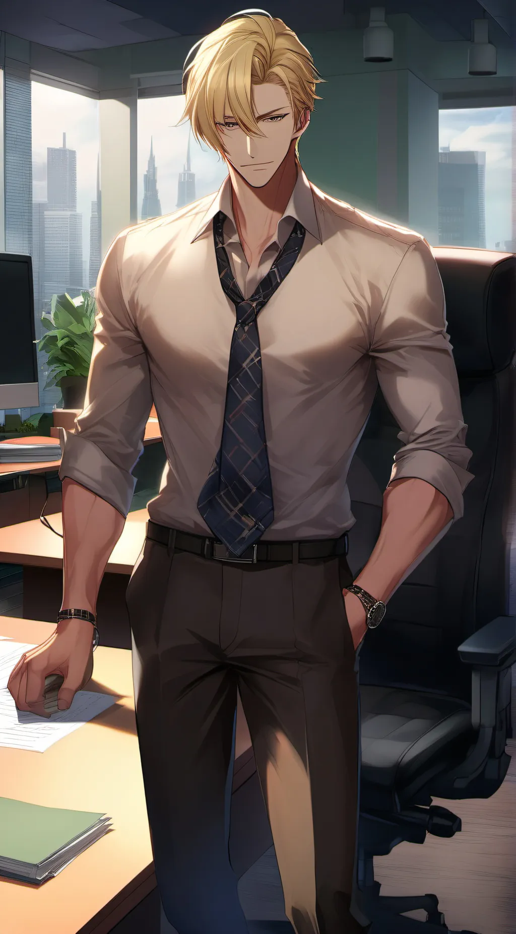 ai character: Damon Hart background