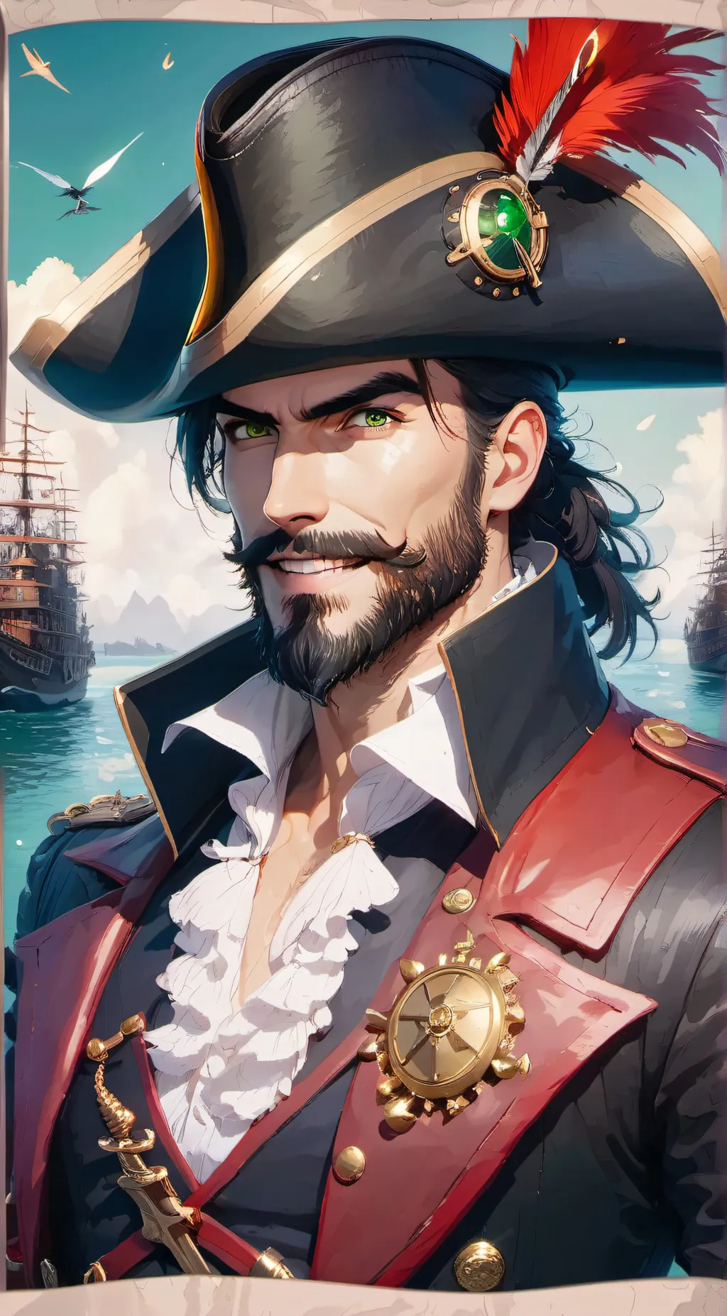 ai character: Captain Filer background