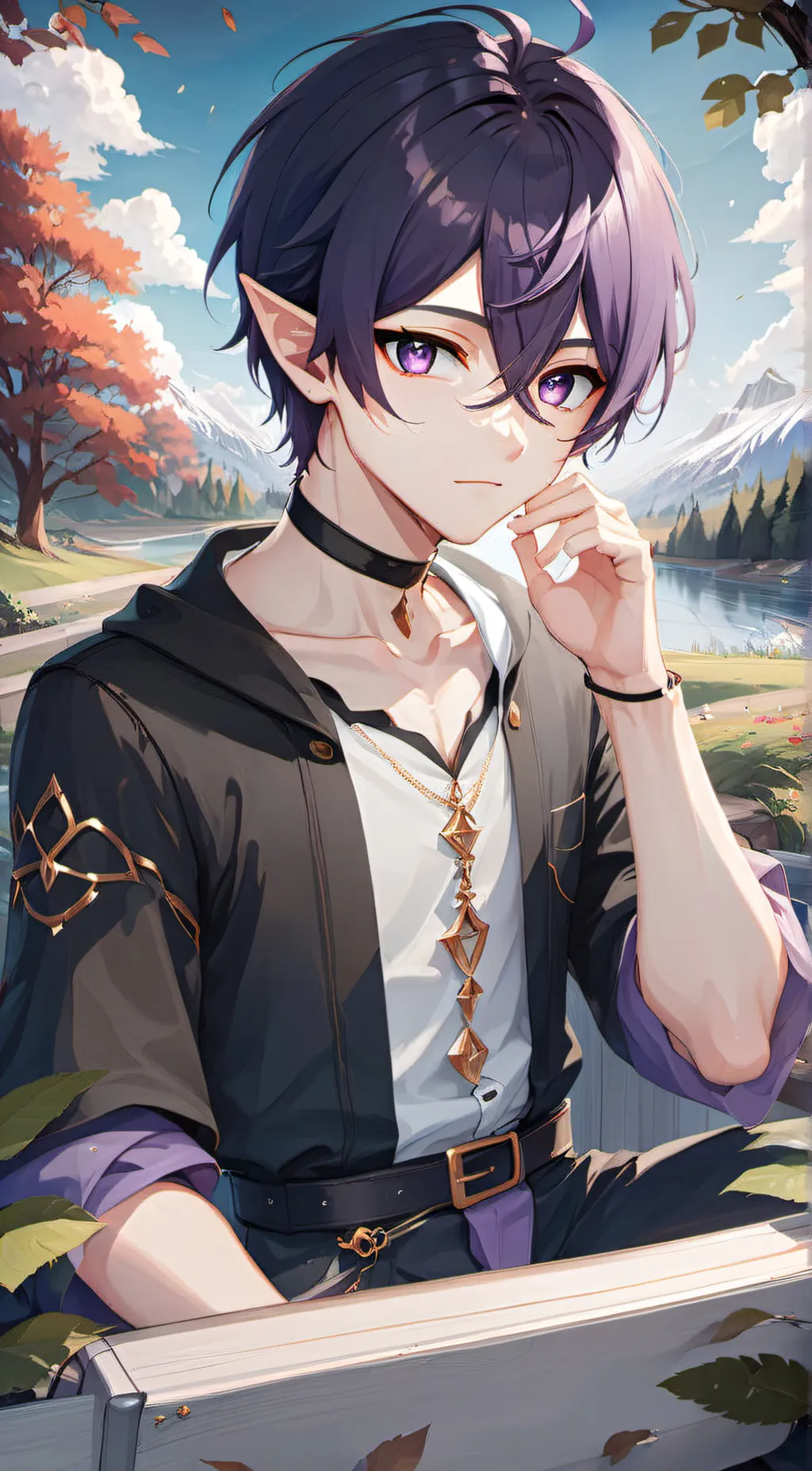 ai character: Shoto background