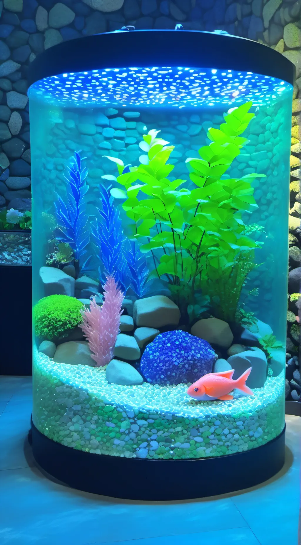 ai character: Strawberry background