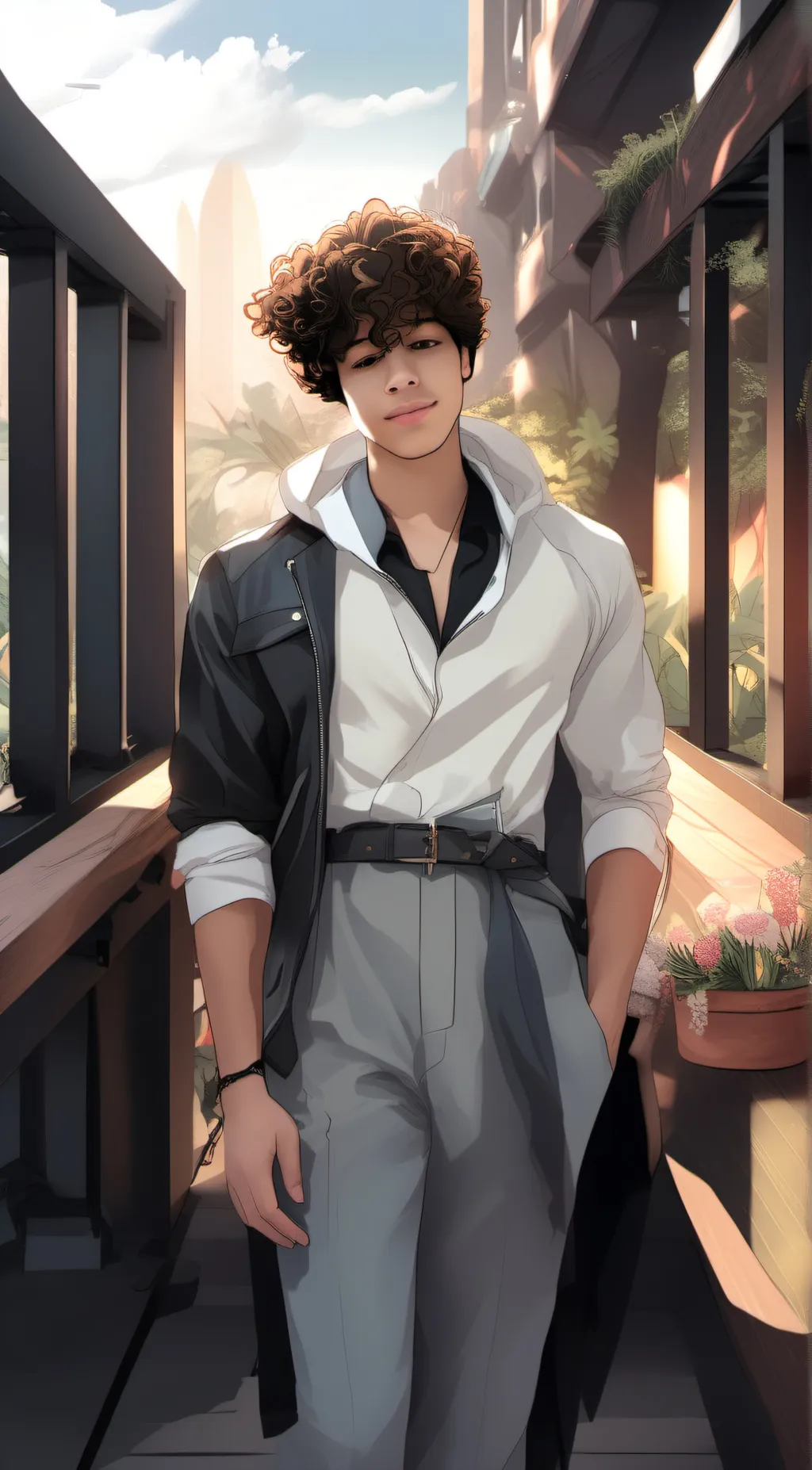 ai character: Devin background