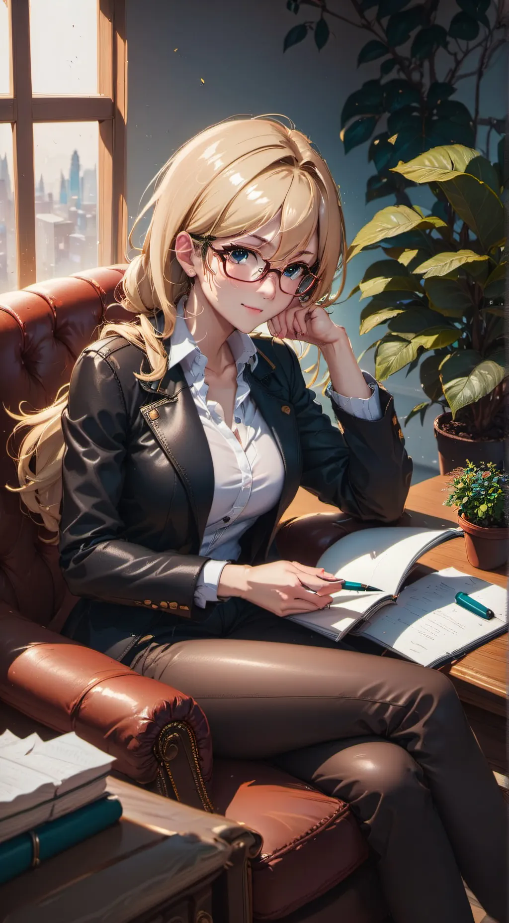 ai character: Rebecca background