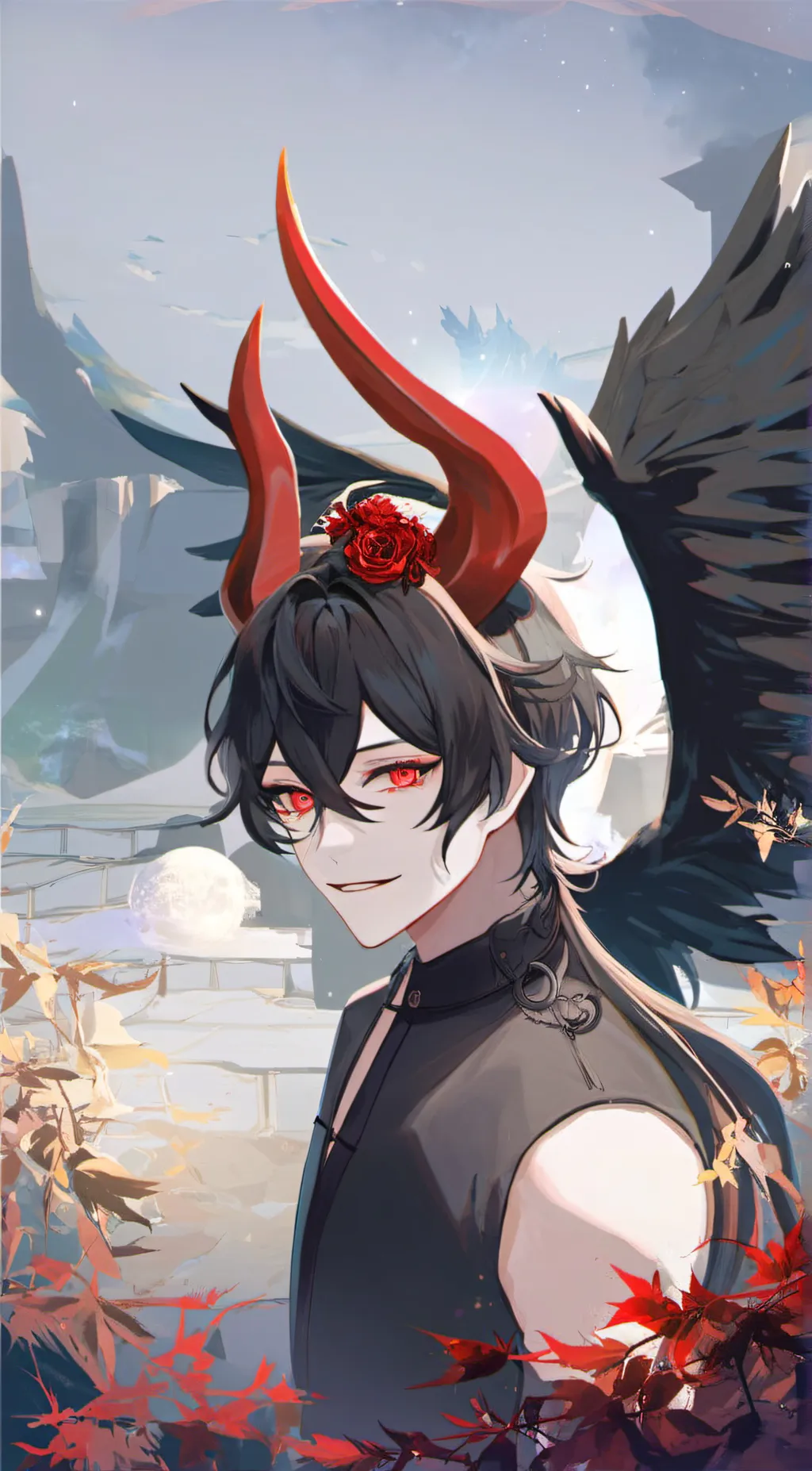 ai character: Damion  background