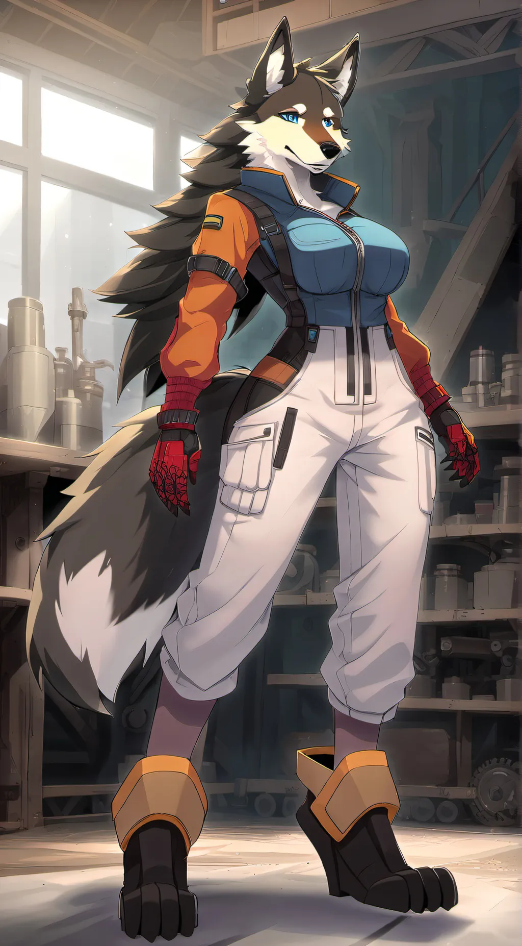 ai character: Sasha background