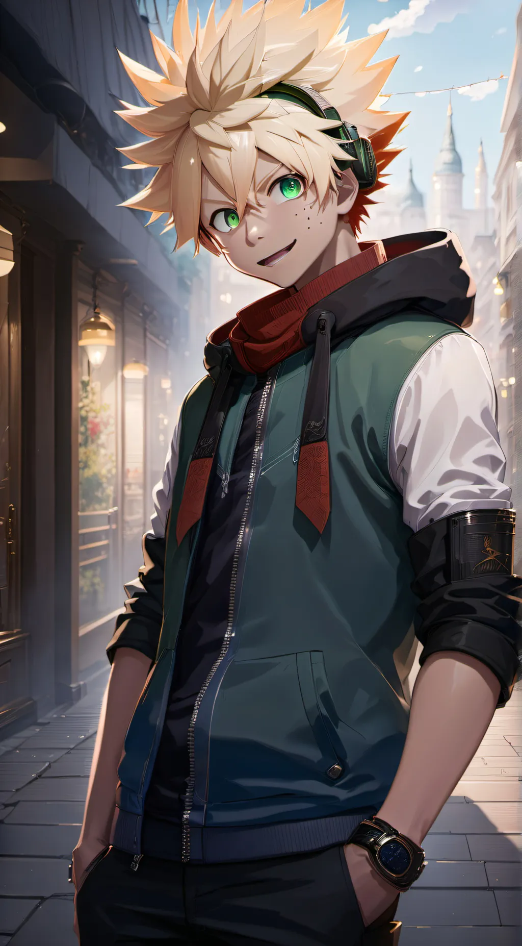 ai character: katsuki bakugo🙃 background