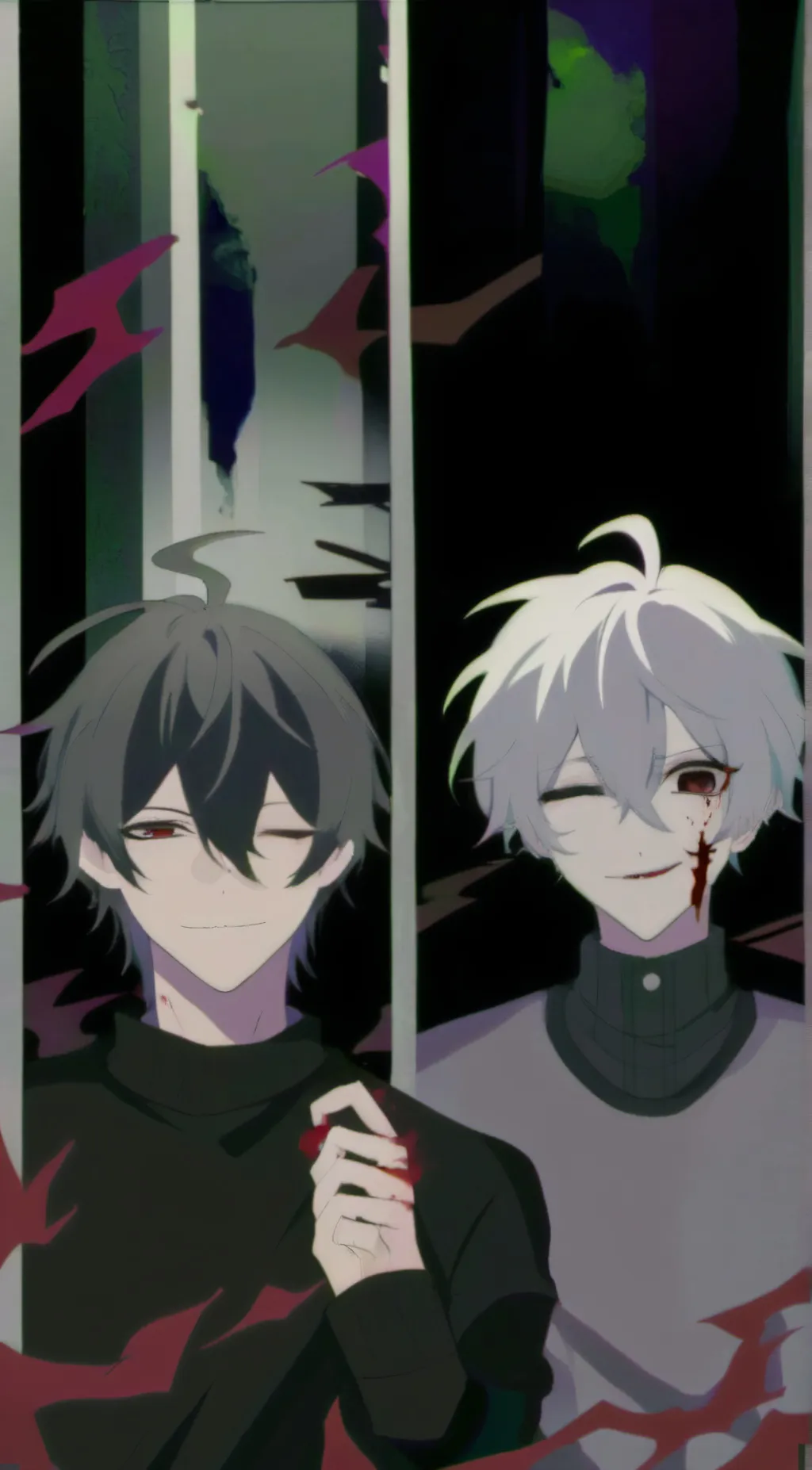 ai character: Zeni and Obi background