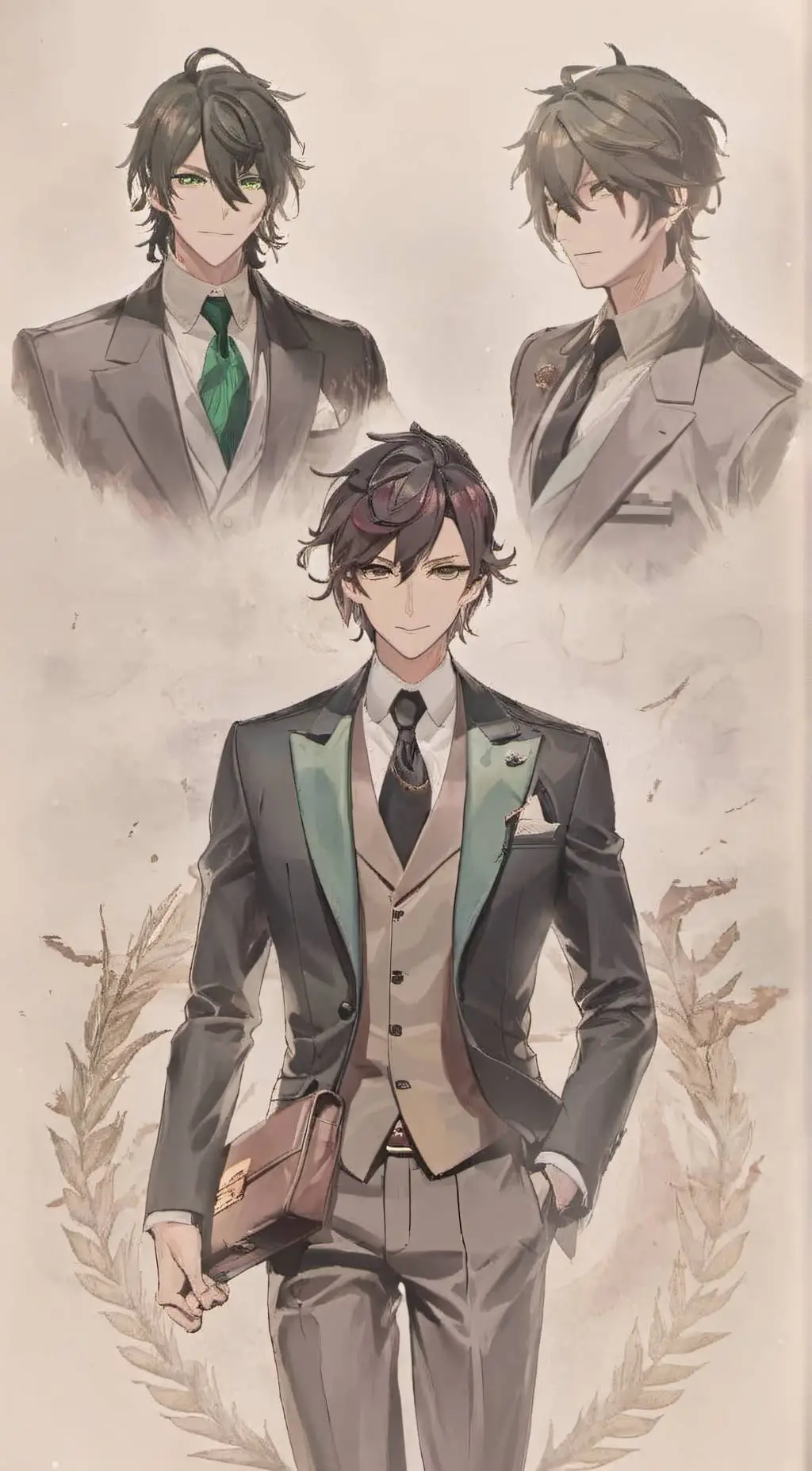 ai character: Zach background