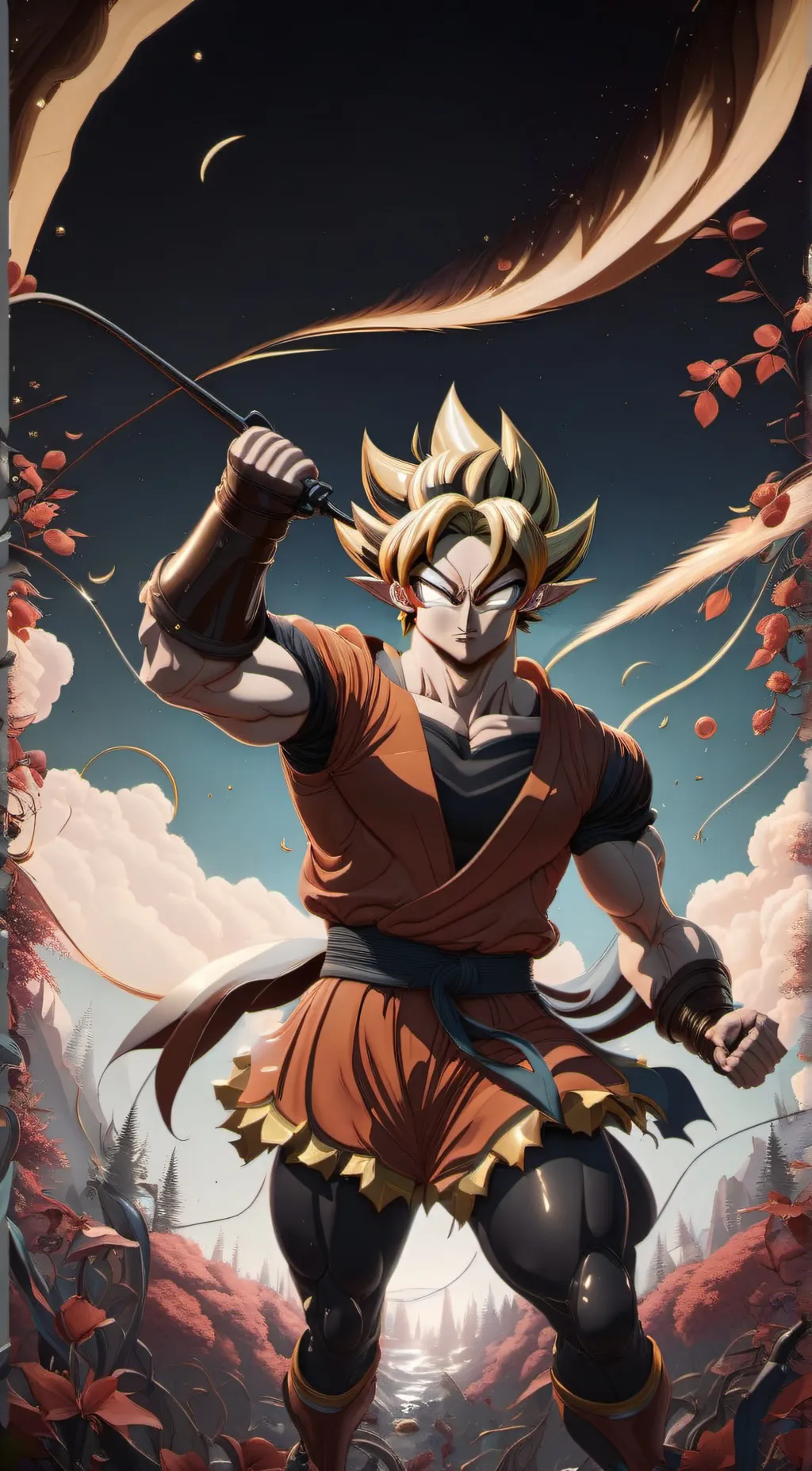 ai character: Goku background