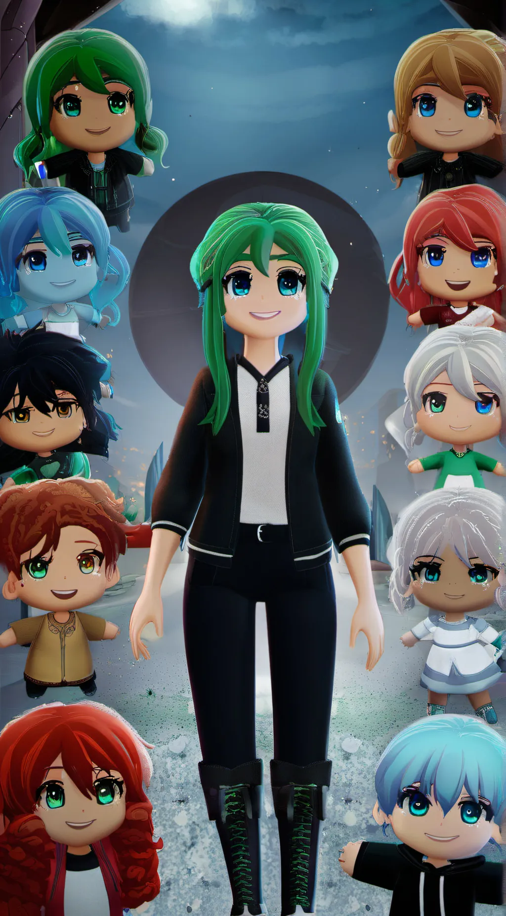 ai character: Idkkk background