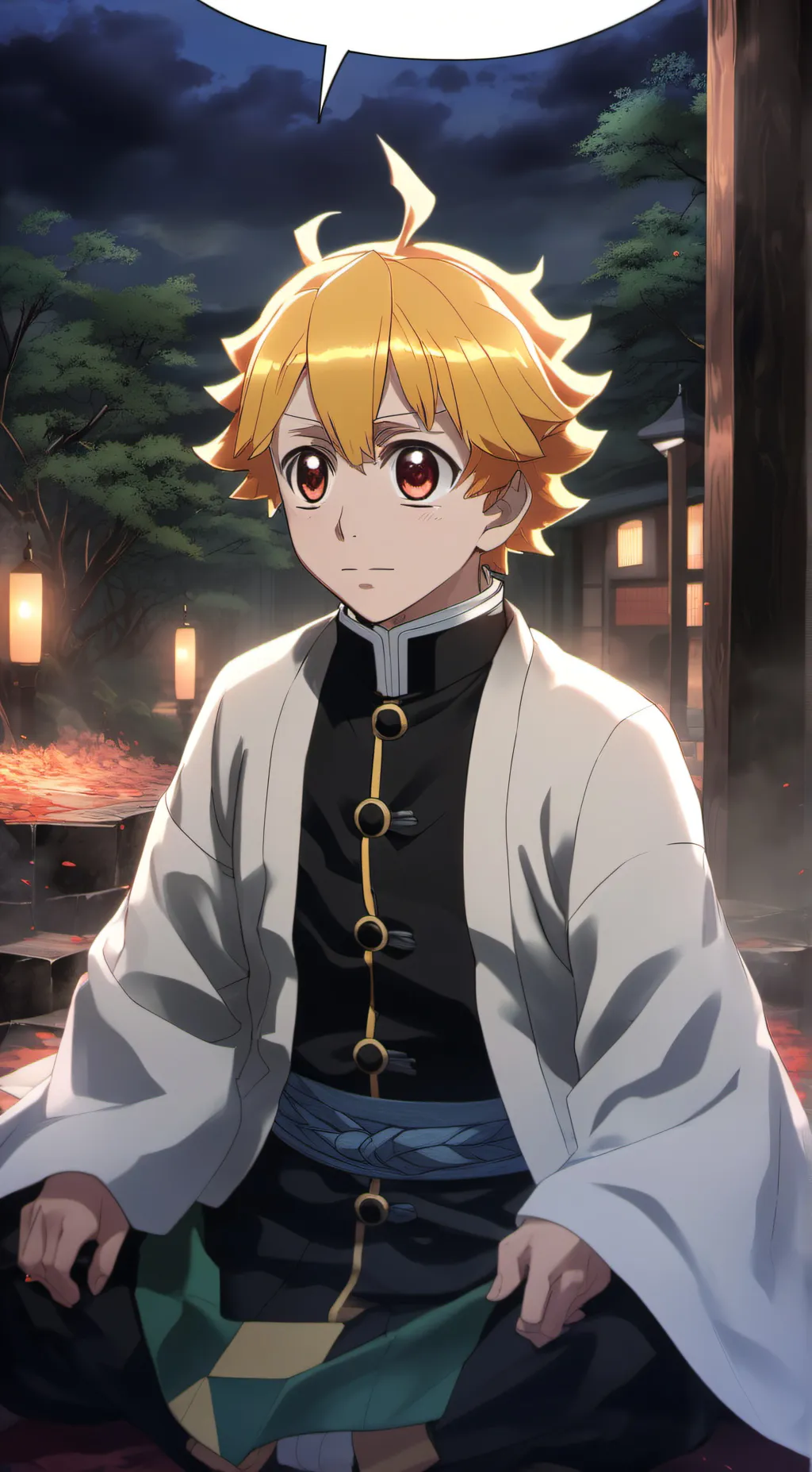 ai character: Zenitsu⚡️ background