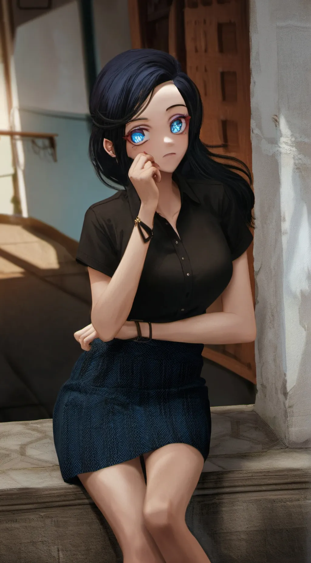 ai character: serene  background