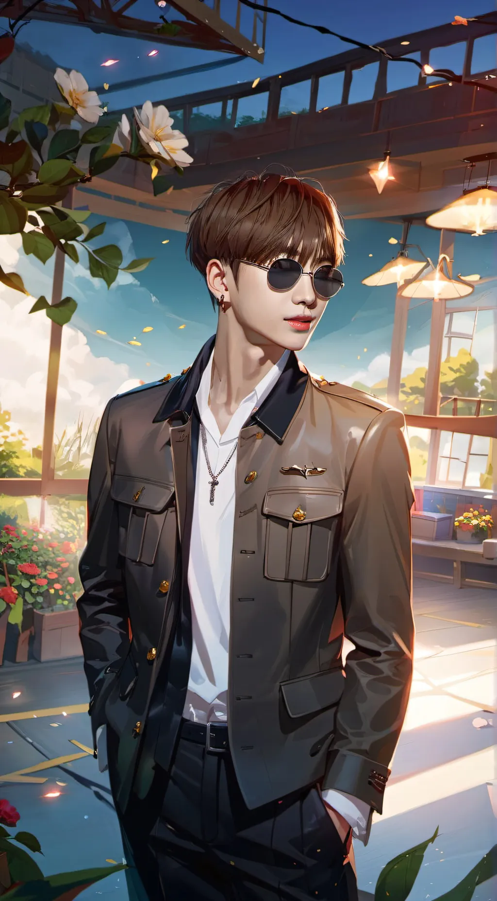 ai character: Min Yoongi 🐱 background