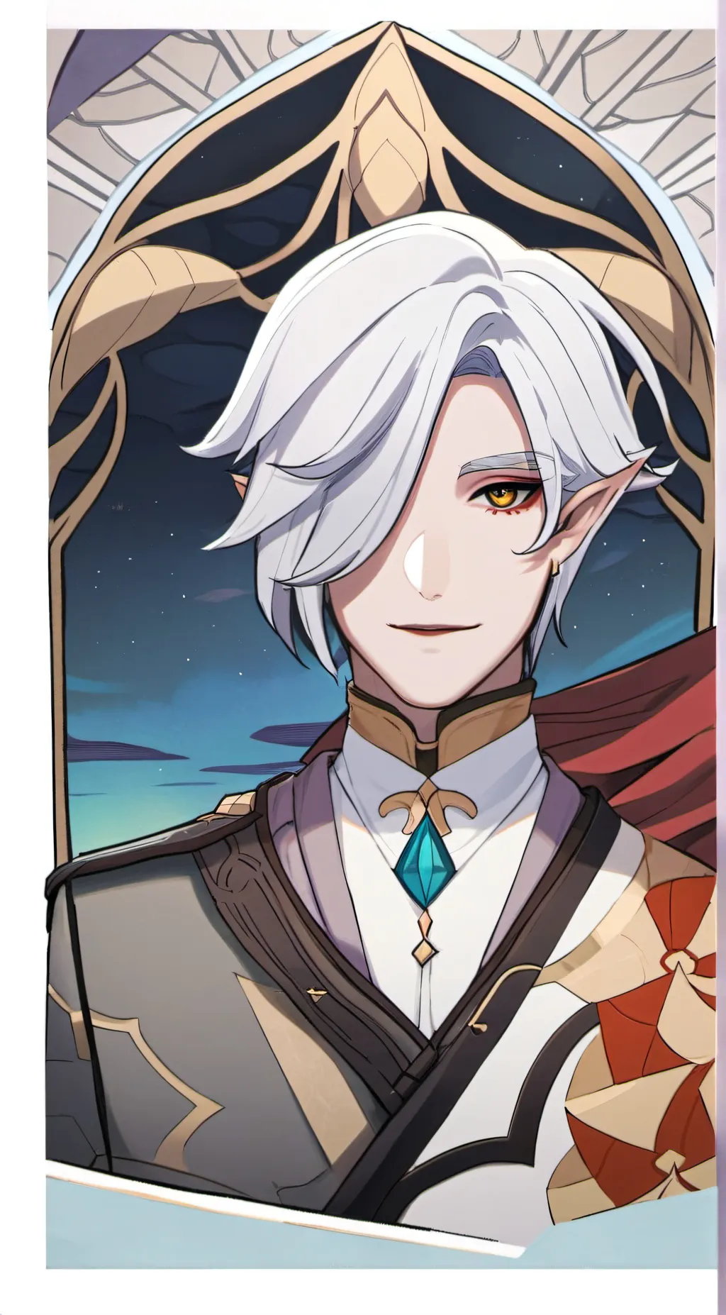 ai character: ghirahim. (wuw)  background