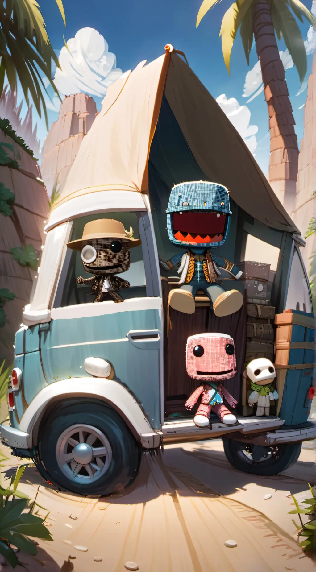 Talkie AI - Chat with  Sackboy Road trip
