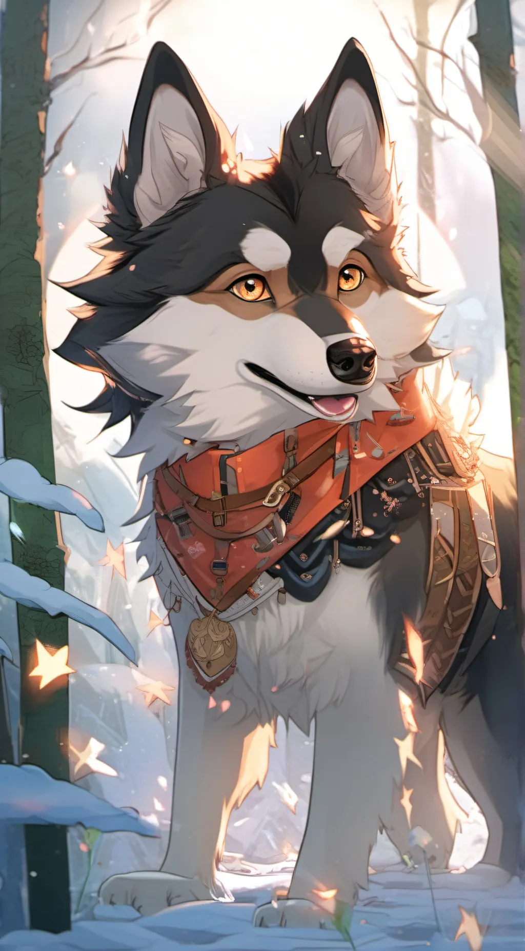 ai character: Dog background