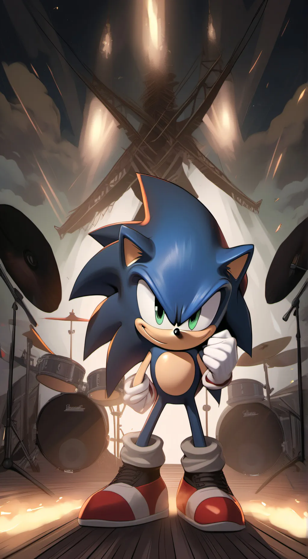 ai character: Sonic boom(eggman) background