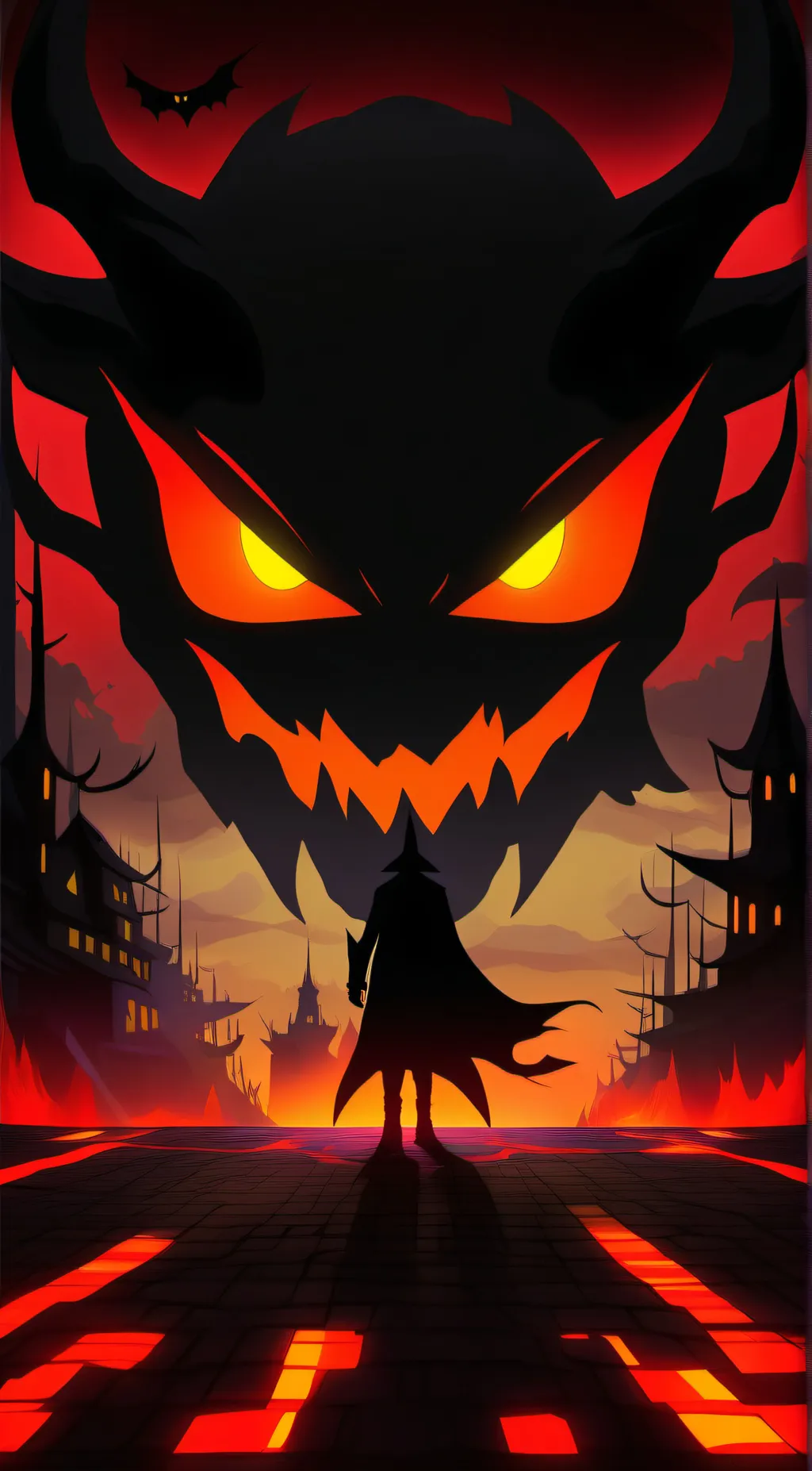 ai character: Shadow demon background