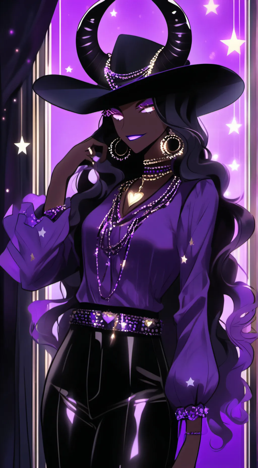 ai character: ☆~Solar Voidin✨️ background