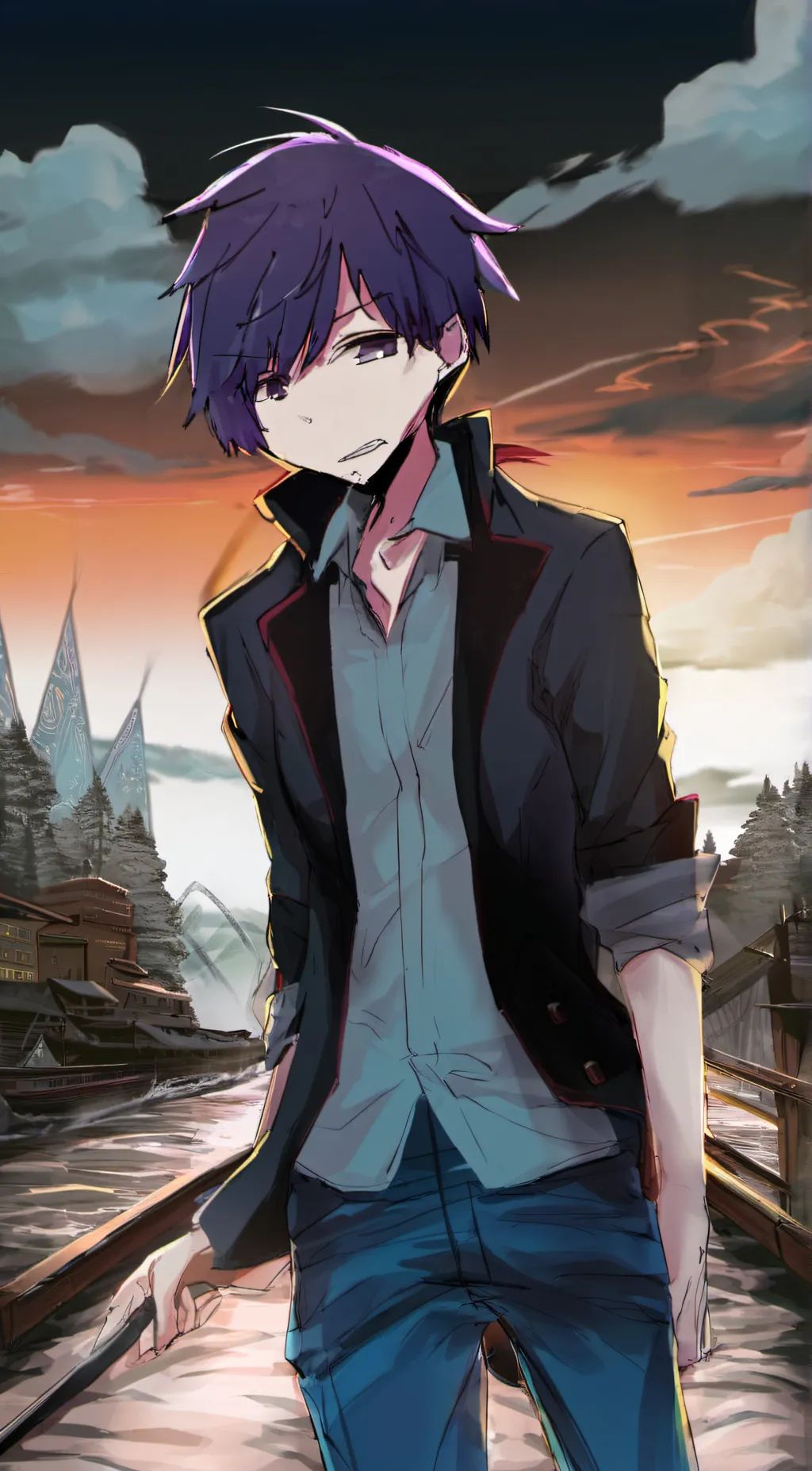 ai character: jake💀 background