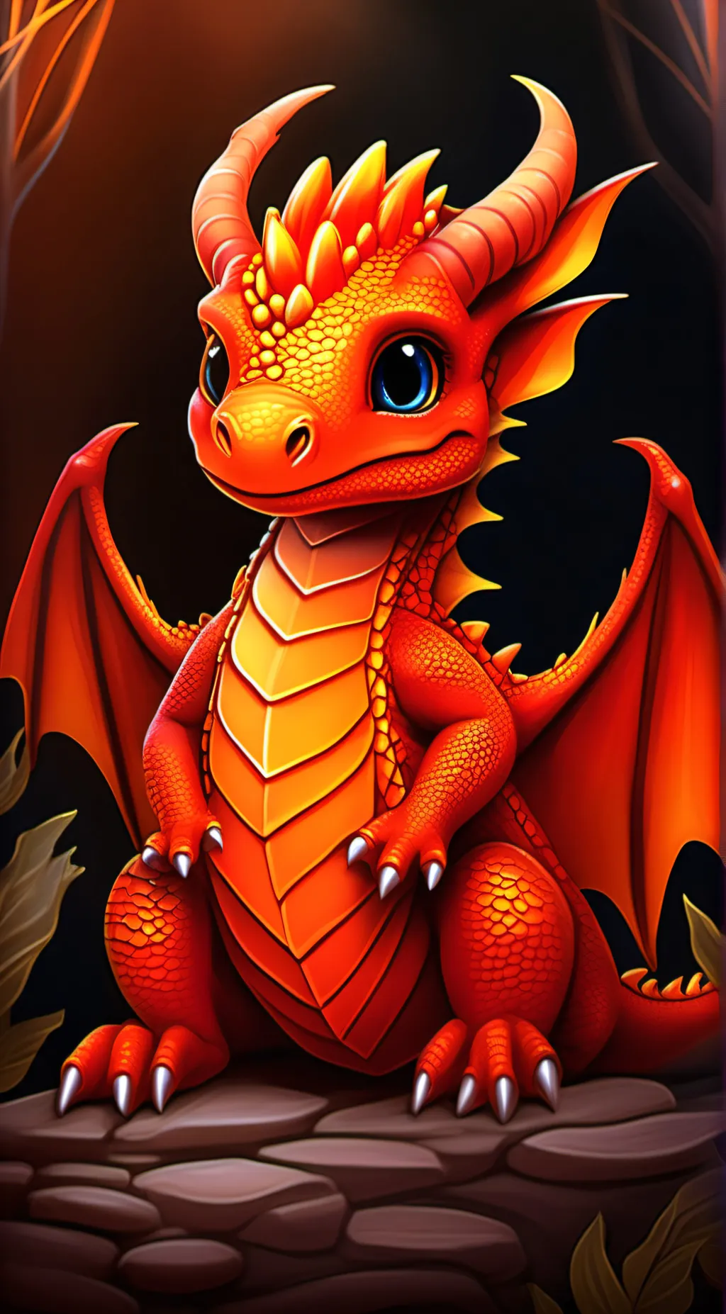 ai character: Ember background