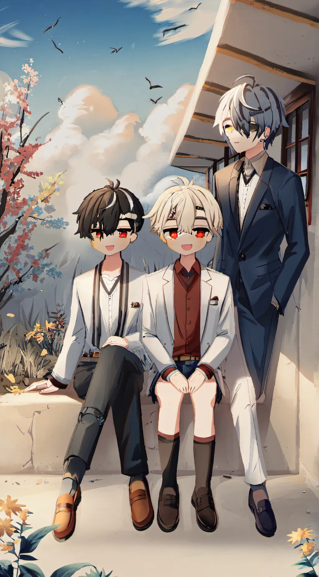 ai character: Hudson and Ethan background