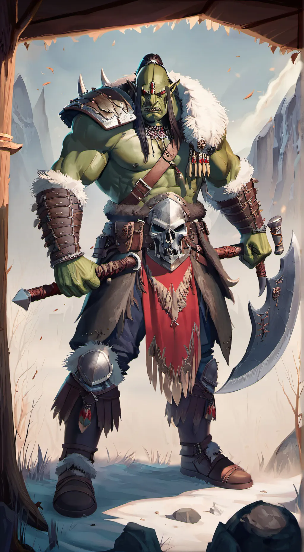 ai character: Turak background