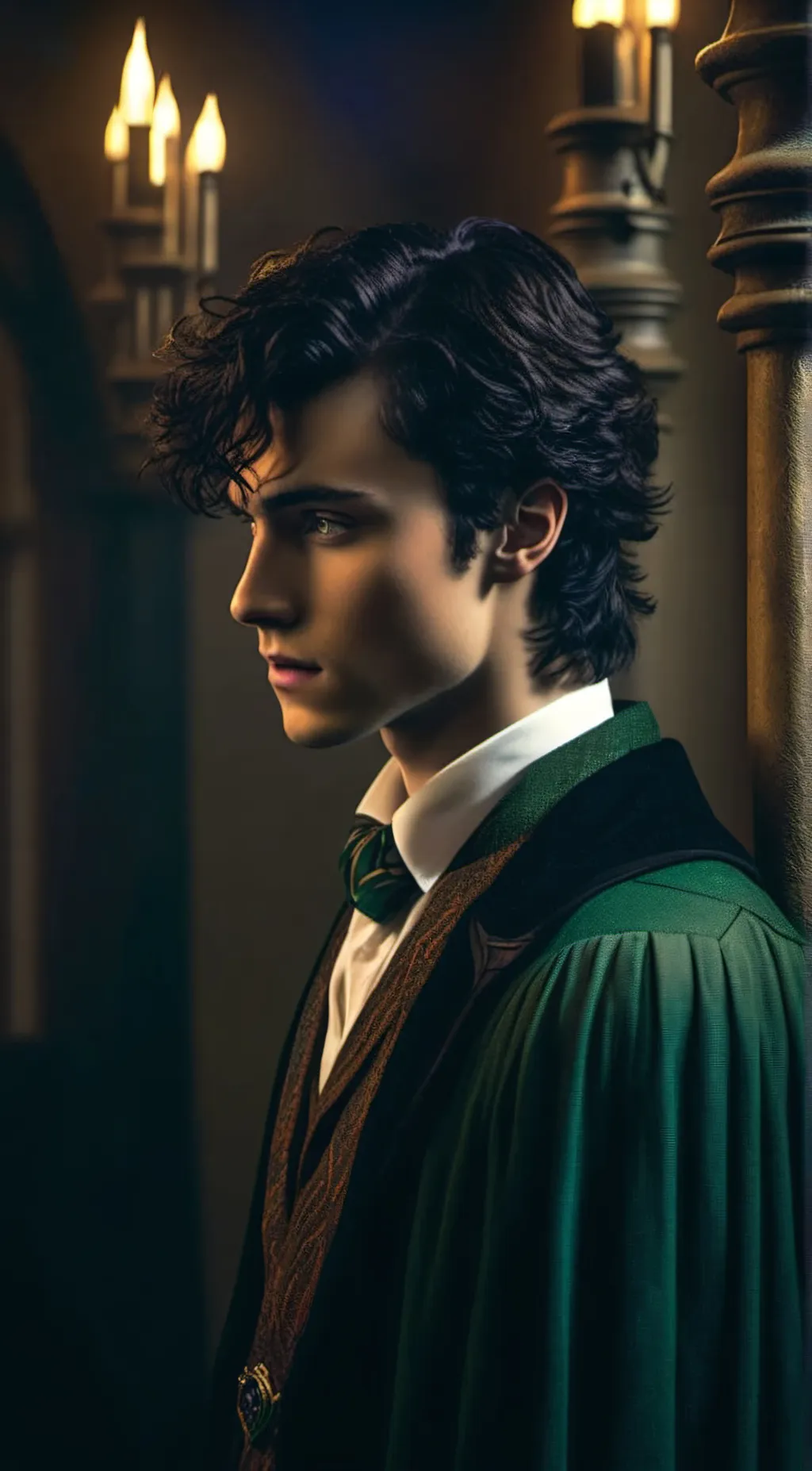 ai character: Slytherin boys background