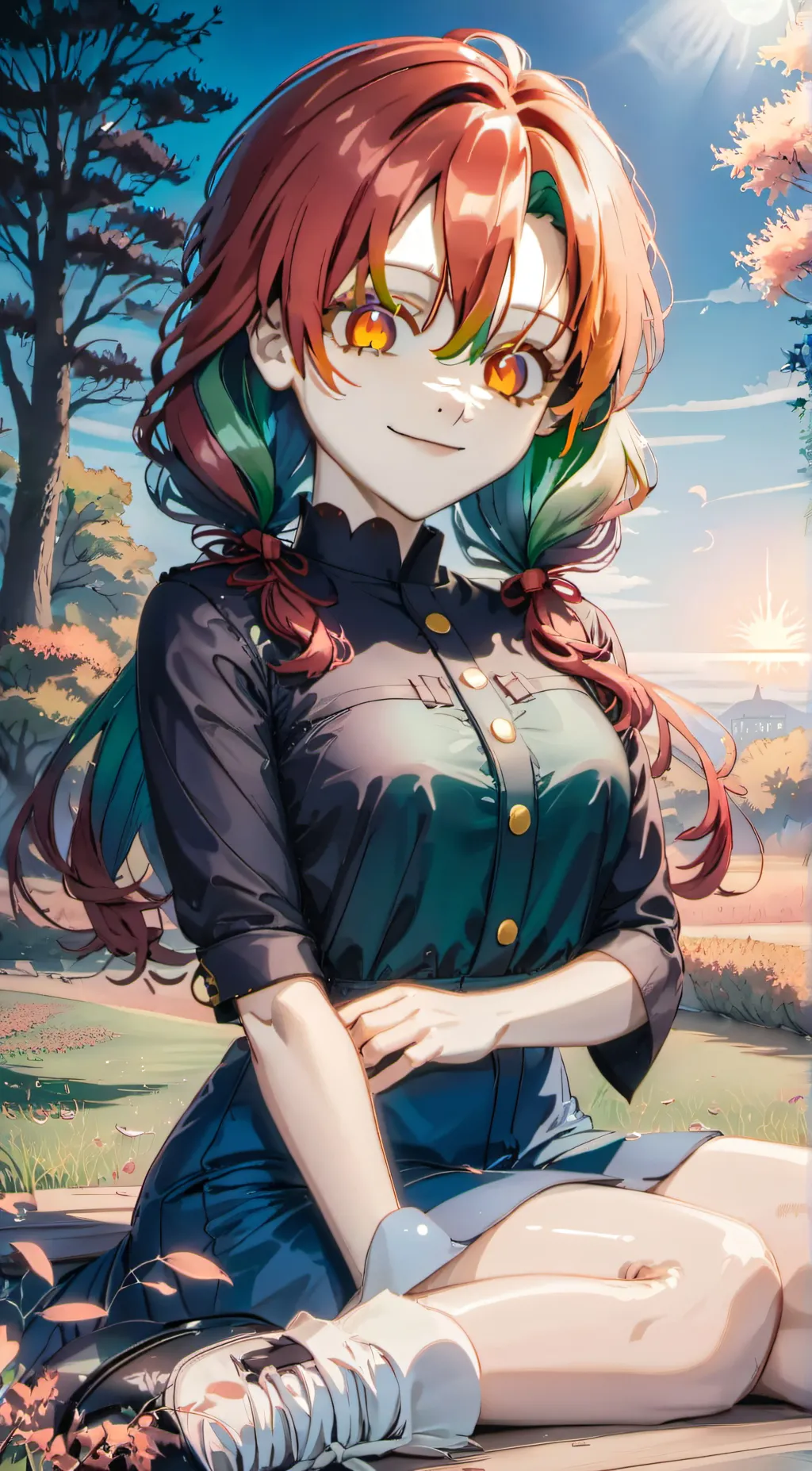 ai character: Tawny background