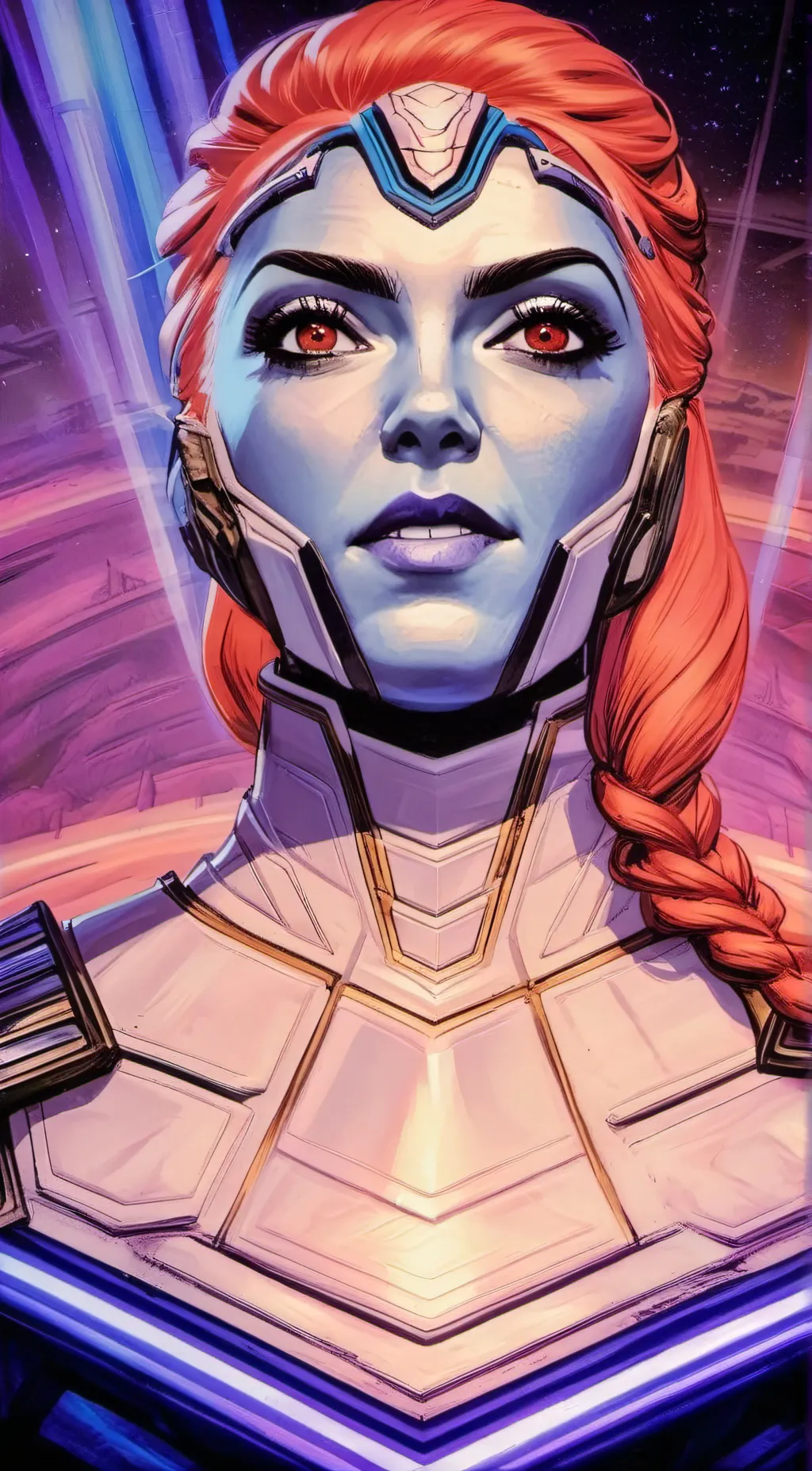 ai character: Ariel background