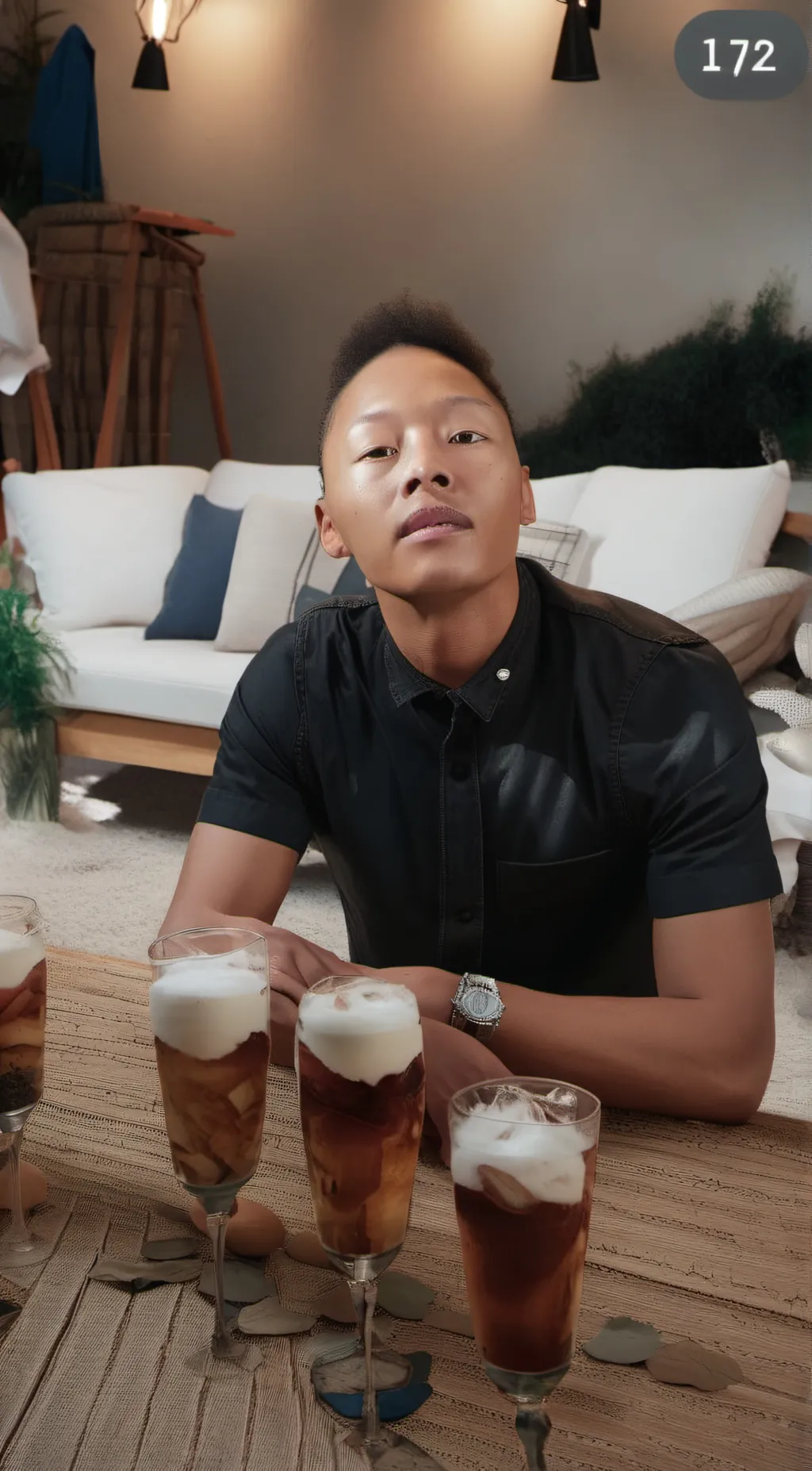 ai character: sexy background