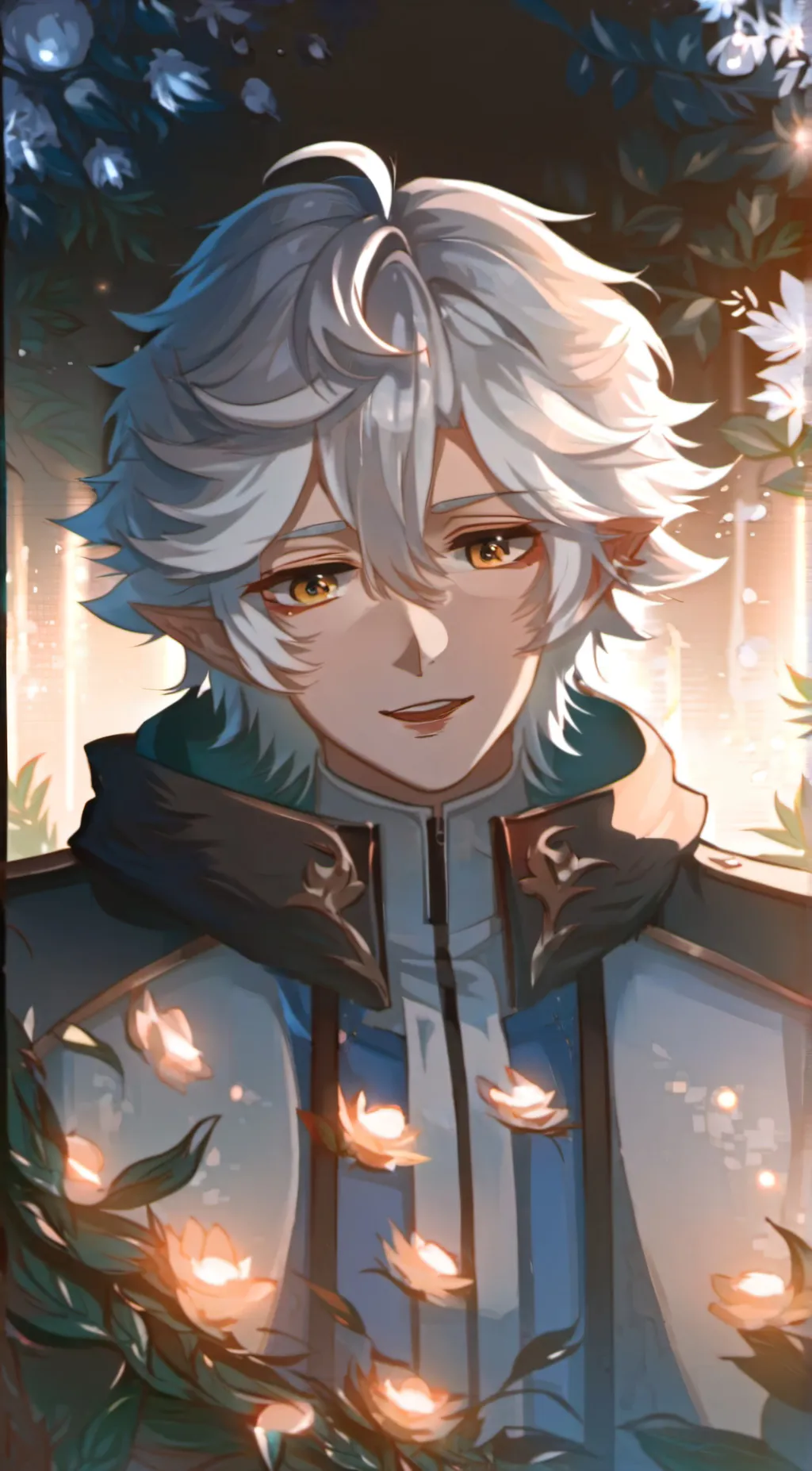 ai character: leo background