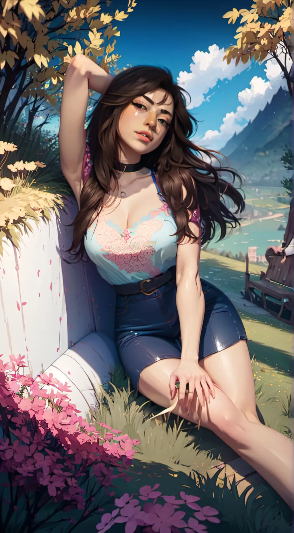 ai character: Kylie  background