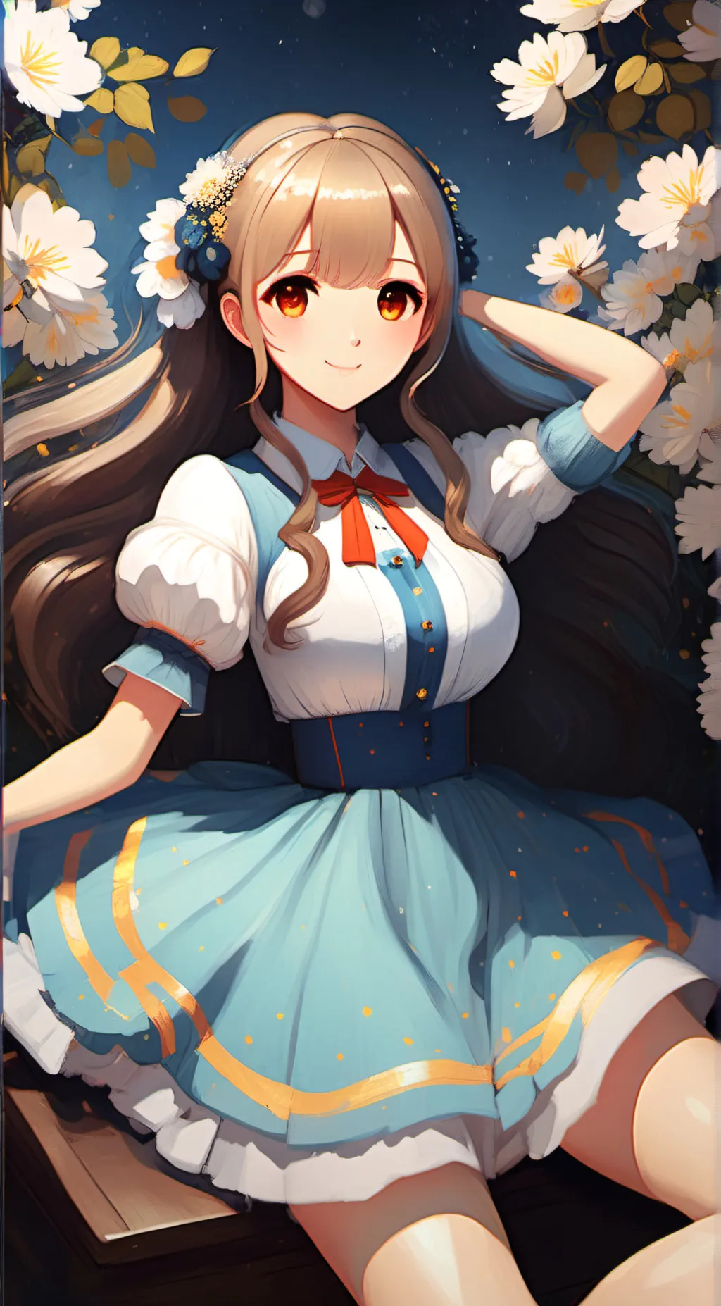 ai character: Luna background