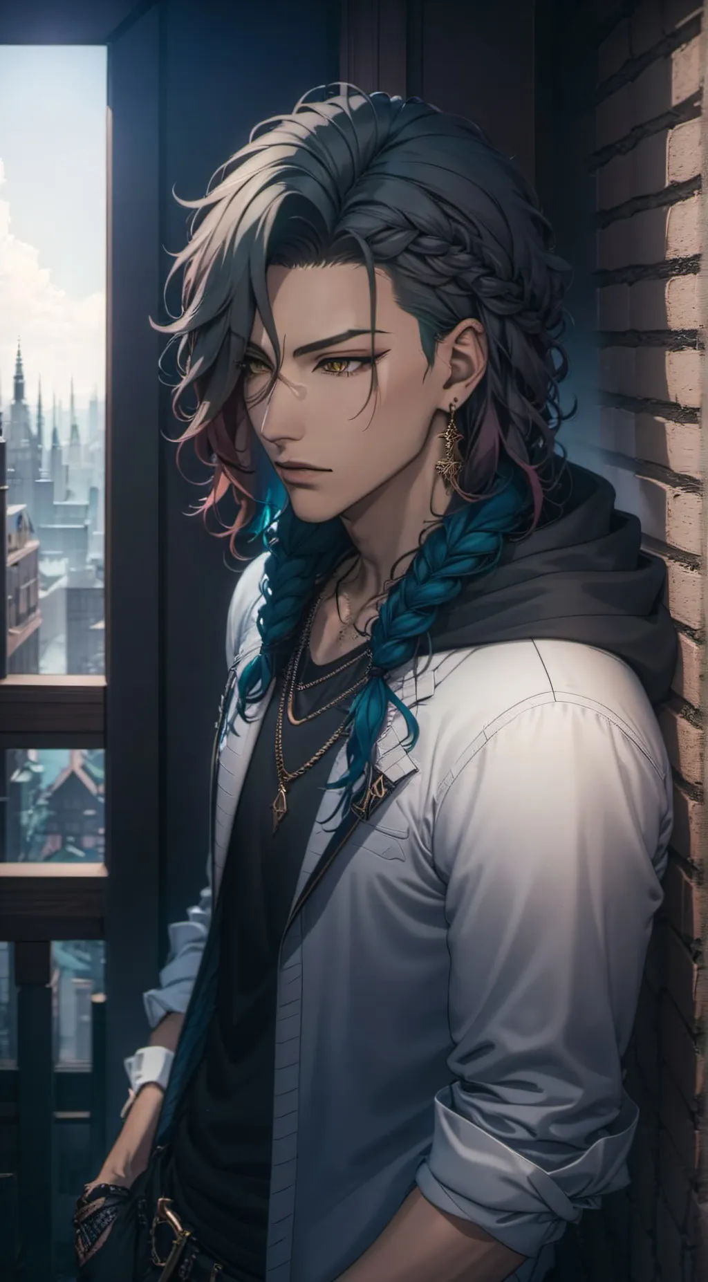 ai character: Kaleb Alexander  background